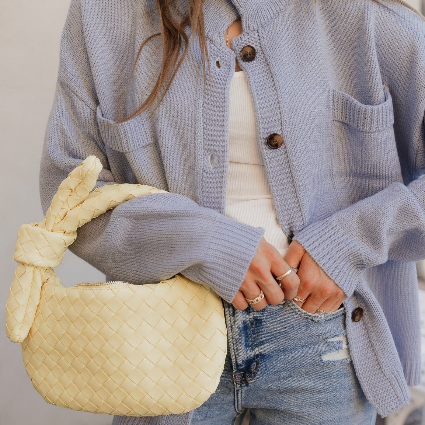 Softbound Button Pocket Cardigan Sweater-Tops-Krush Kandy, Women's Online Fashion Boutique Located in Phoenix, Arizona (Scottsdale Area)