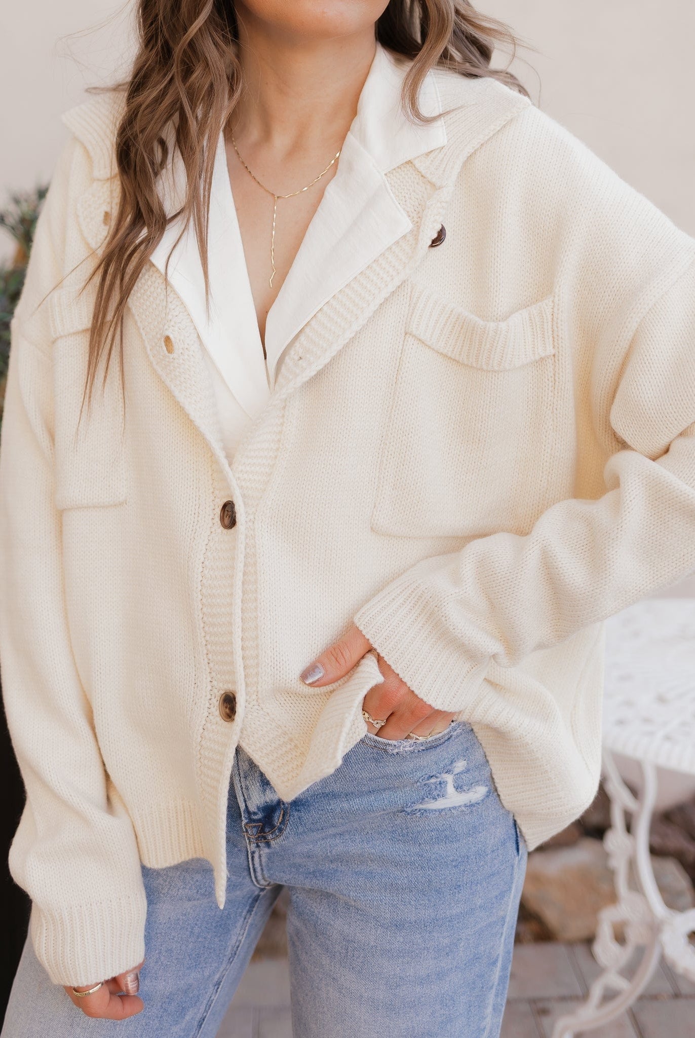 Softbound Button Pocket Cardigan Sweater-Tops-Krush Kandy, Women's Online Fashion Boutique Located in Phoenix, Arizona (Scottsdale Area)