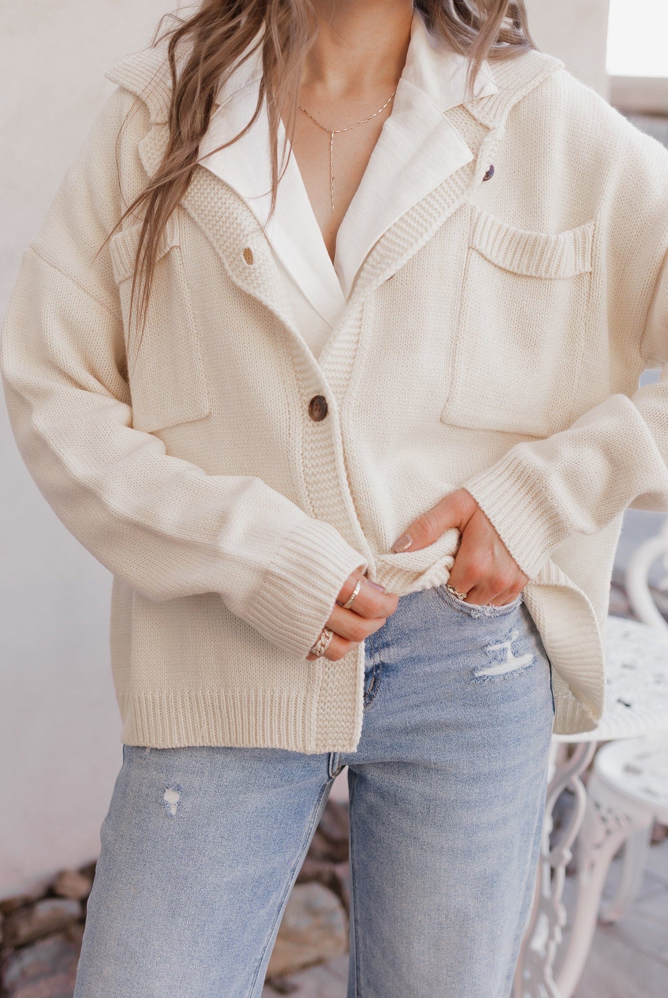 Softbound Button Pocket Cardigan Sweater-Tops-Krush Kandy, Women's Online Fashion Boutique Located in Phoenix, Arizona (Scottsdale Area)