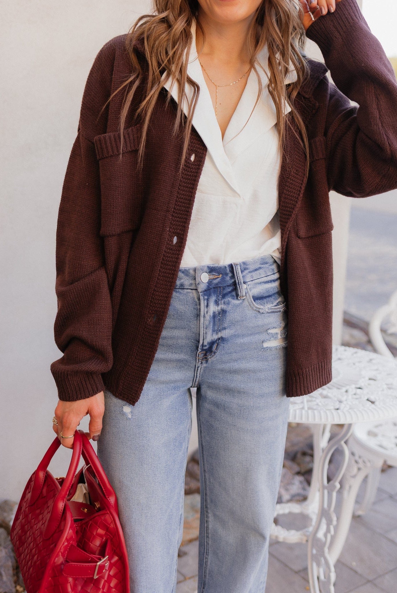 Softbound Button Pocket Cardigan Sweater-Tops-Krush Kandy, Women's Online Fashion Boutique Located in Phoenix, Arizona (Scottsdale Area)