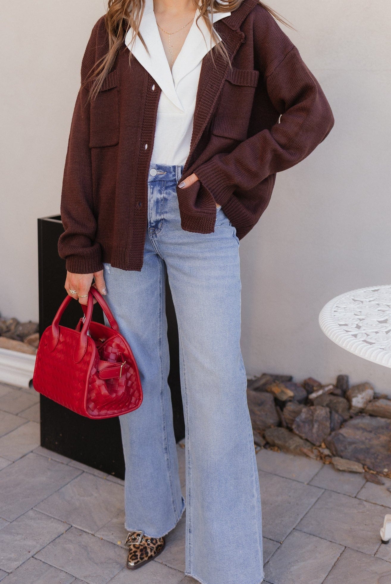 Softbound Button Pocket Cardigan Sweater-Tops-Krush Kandy, Women's Online Fashion Boutique Located in Phoenix, Arizona (Scottsdale Area)