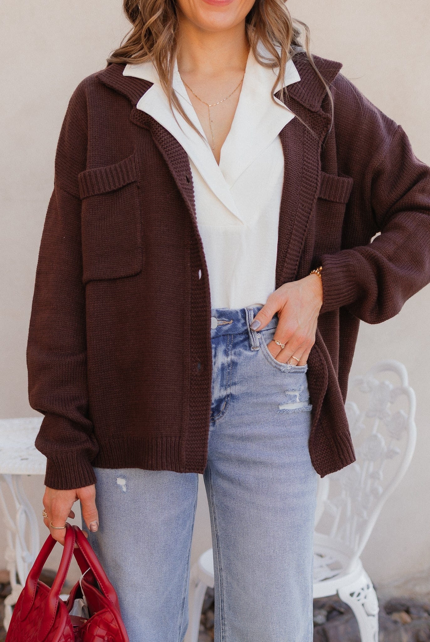 Softbound Button Pocket Cardigan Sweater-Tops-Krush Kandy, Women's Online Fashion Boutique Located in Phoenix, Arizona (Scottsdale Area)