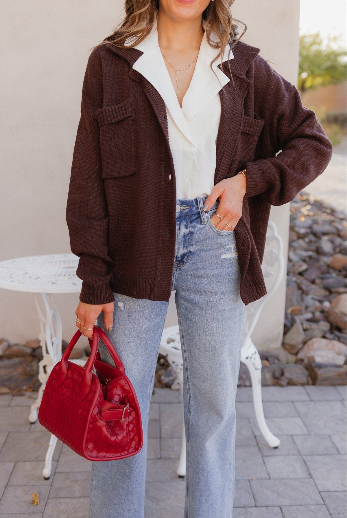 Softbound Button Pocket Cardigan Sweater-Tops-Krush Kandy, Women's Online Fashion Boutique Located in Phoenix, Arizona (Scottsdale Area)
