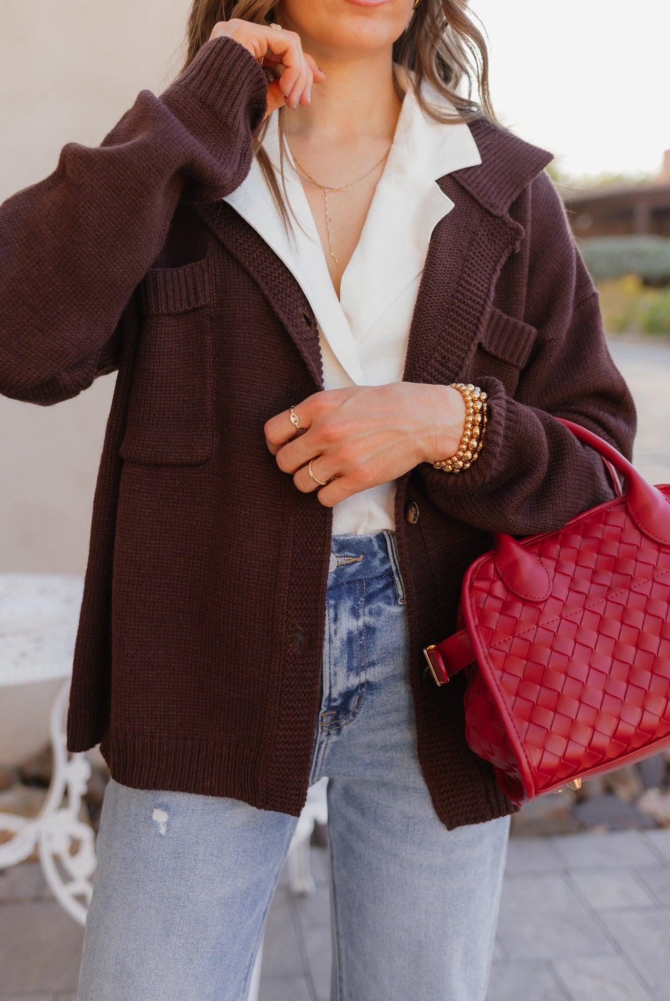 Softbound Button Pocket Cardigan Sweater-Tops-Krush Kandy, Women's Online Fashion Boutique Located in Phoenix, Arizona (Scottsdale Area)