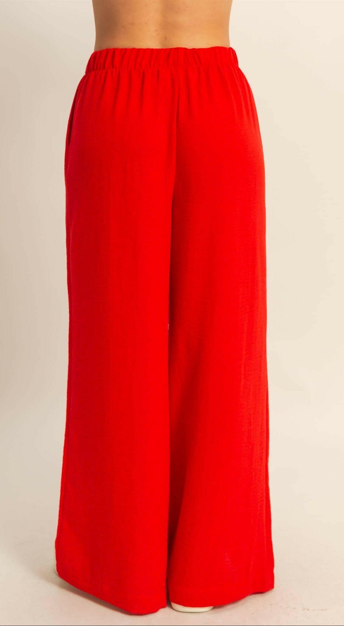 Stay Cute Wide Leg Pants-Sweatpants-Krush Kandy, Women's Online Fashion Boutique Located in Phoenix, Arizona (Scottsdale Area)