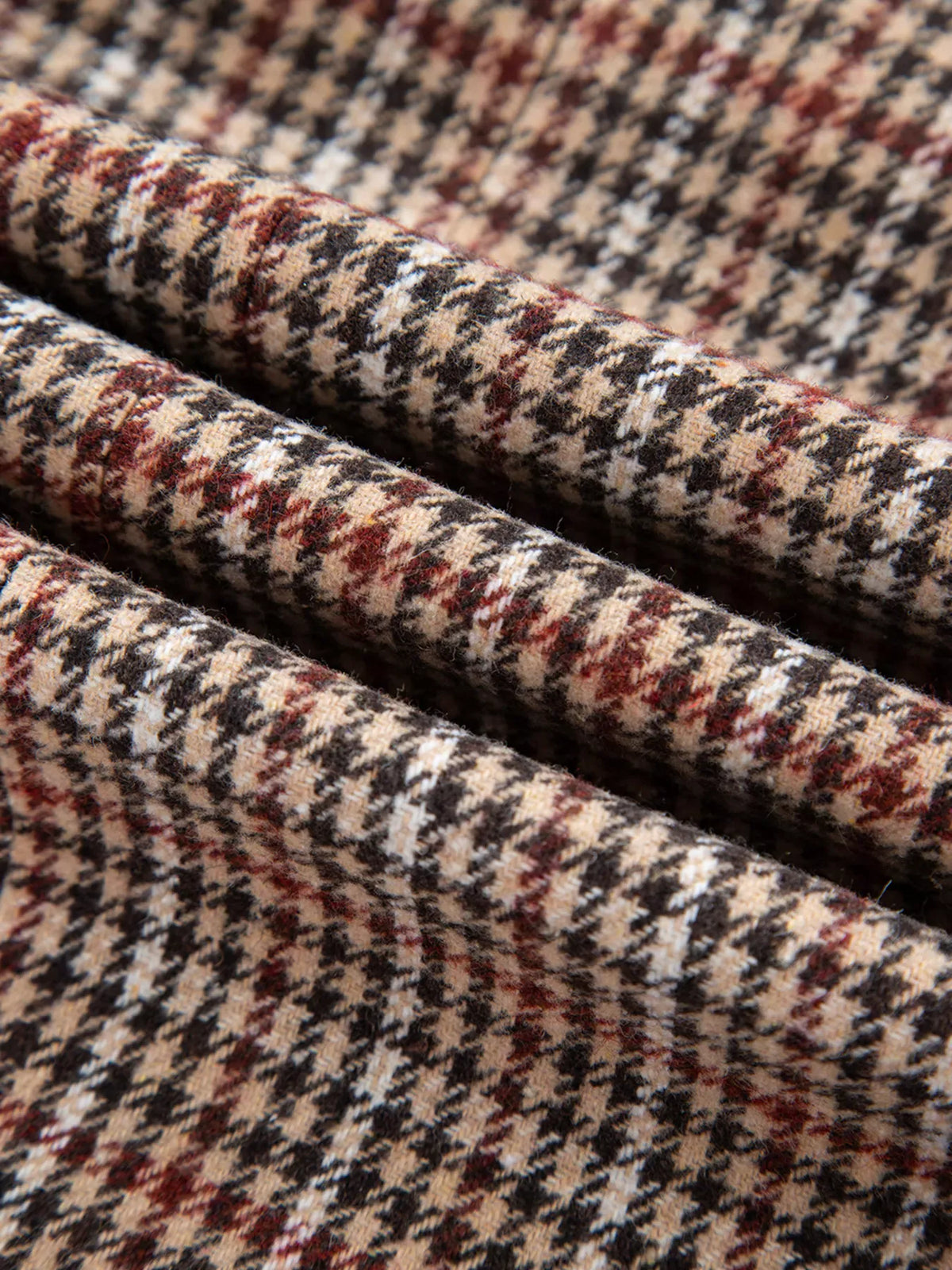 Houndstooth Lapel Collar Blazer-Blazers-Krush Kandy, Women's Online Fashion Boutique Located in Phoenix, Arizona (Scottsdale Area)