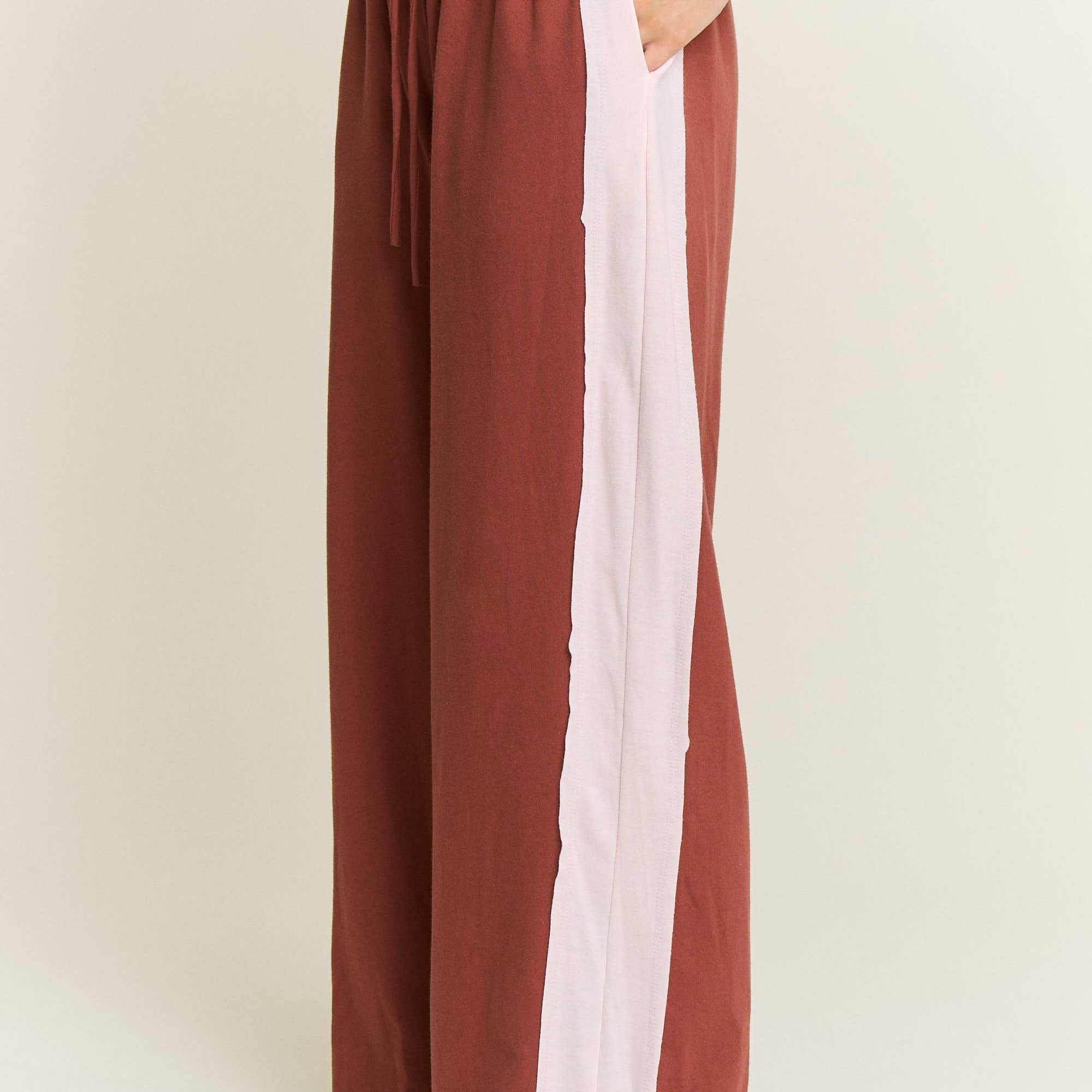J.Her Washed Contrast Side Spring Lounge pants