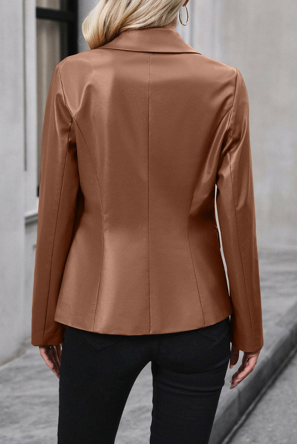 Ivy Lane Button Up Collared Neck Blazer-Krush Kandy, Women's Online Fashion Boutique Located in Phoenix, Arizona (Scottsdale Area)