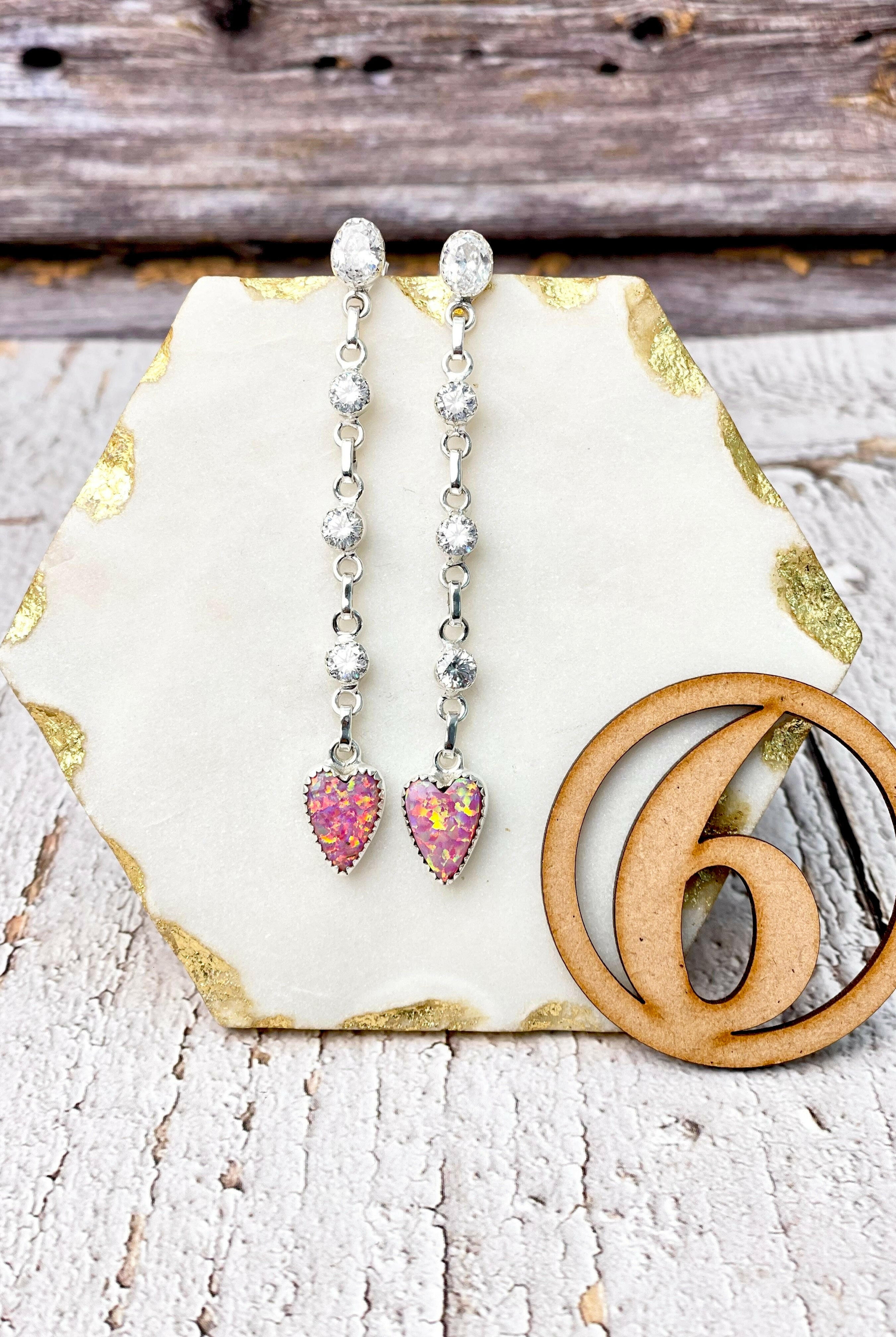 All For You Heart Earrings-Earrings-Krush Kandy, Women's Online Fashion Boutique Located in Phoenix, Arizona (Scottsdale Area)