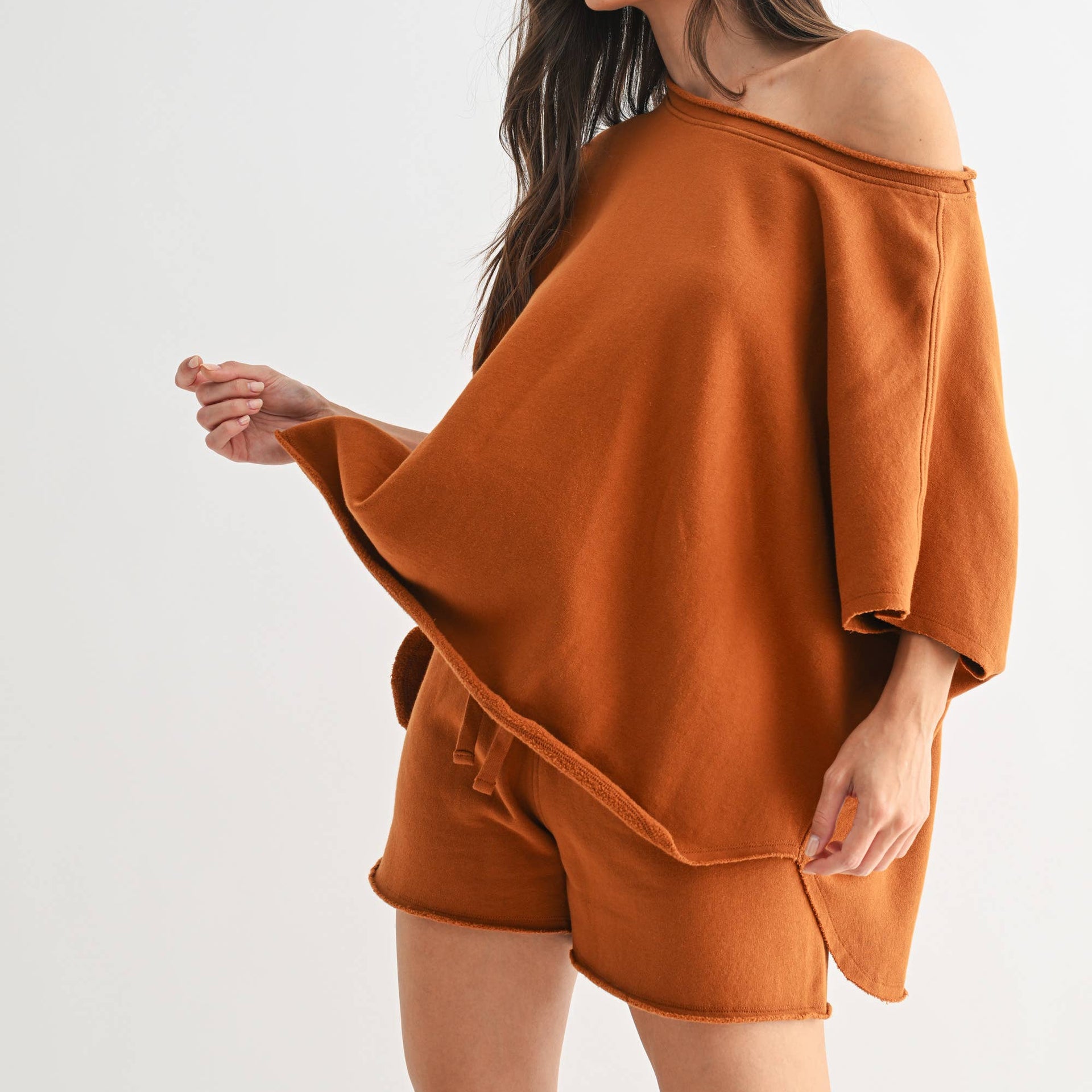 Loose Dolman Sleeve Top-Short Sleeve Tops-Krush Kandy, Women's Online Fashion Boutique Located in Phoenix, Arizona (Scottsdale Area)