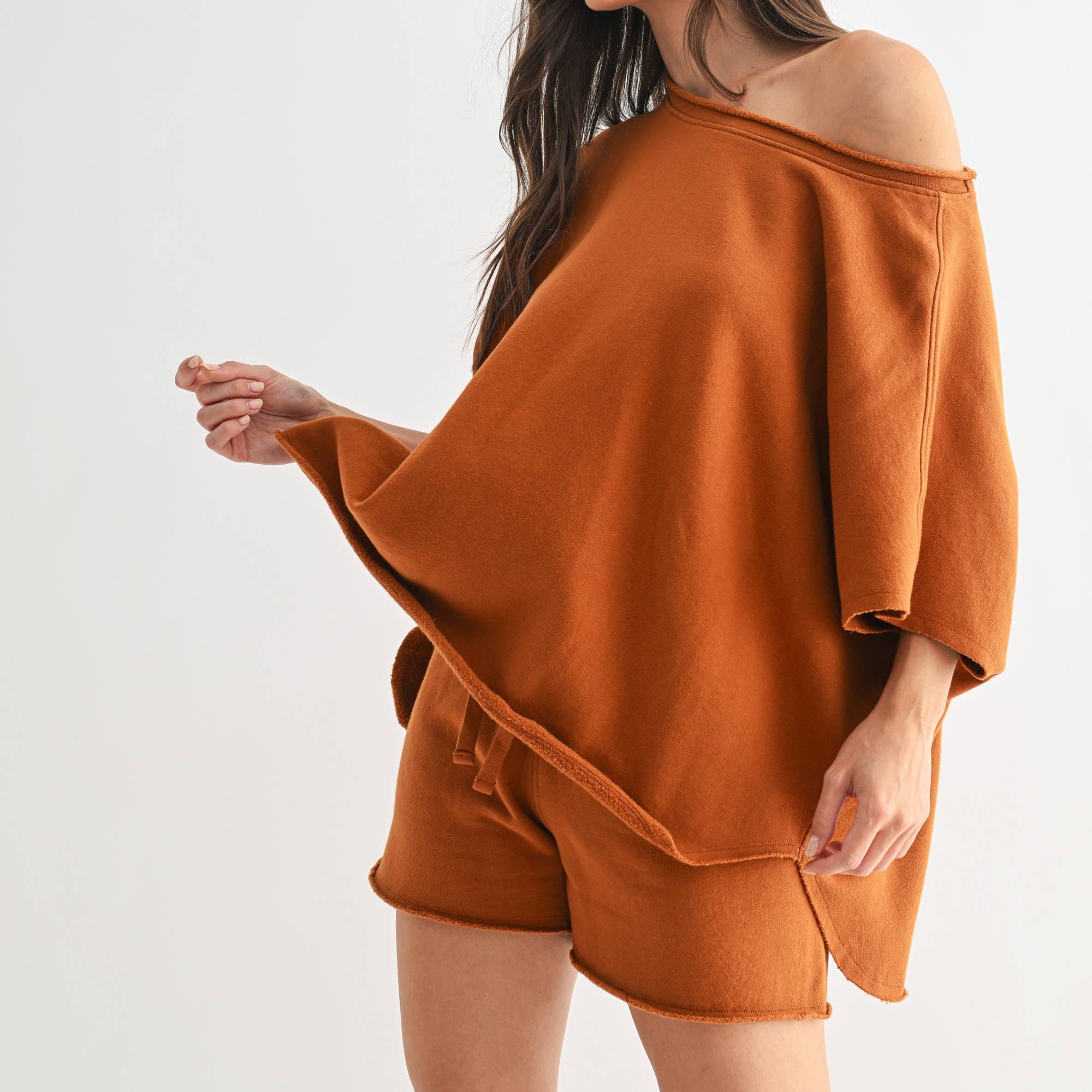Loose Dolman Sleeve Top-Short Sleeve Tops-Krush Kandy, Women's Online Fashion Boutique Located in Phoenix, Arizona (Scottsdale Area)