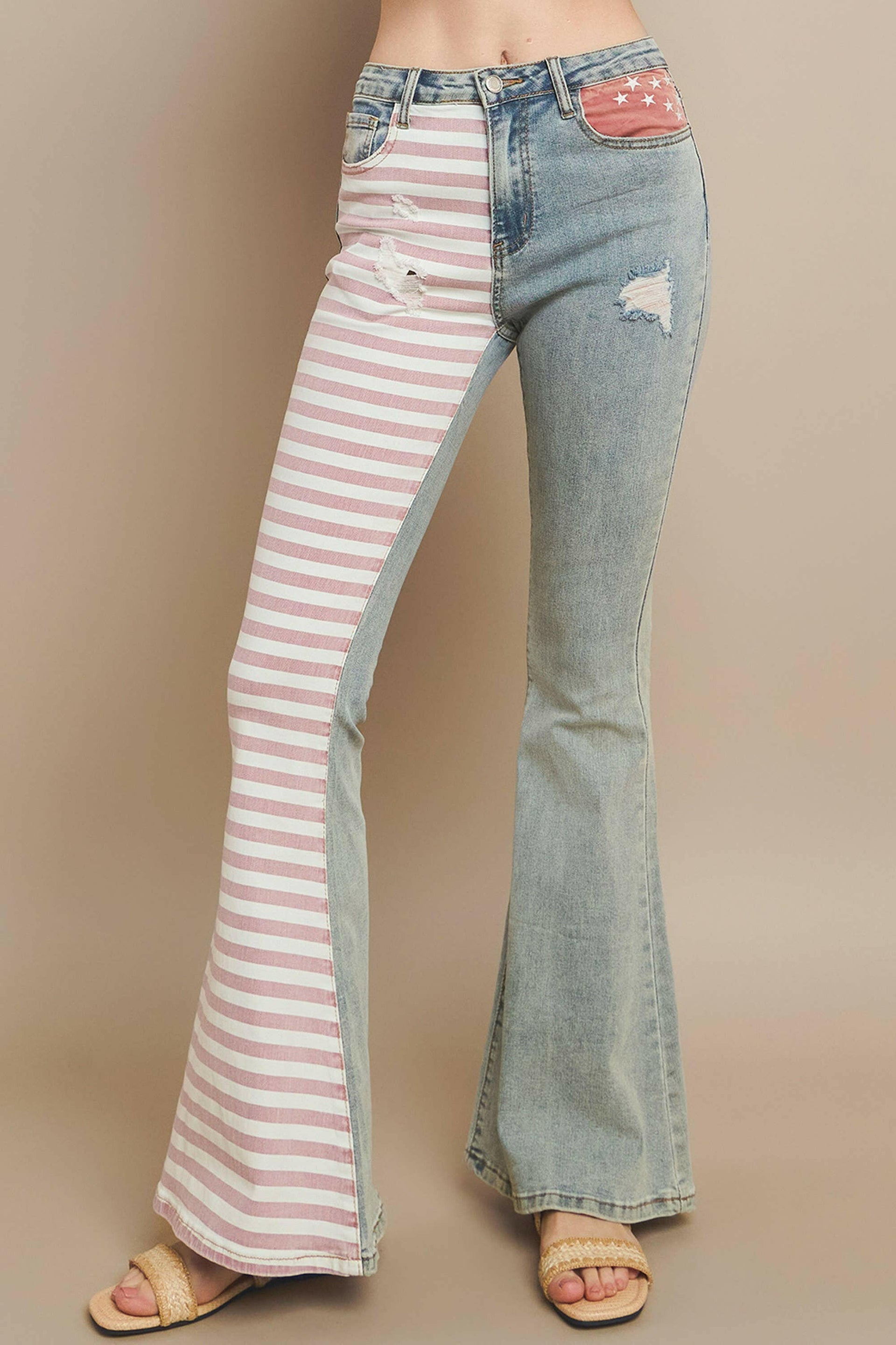 Born to Sparkle Bell Bottom Jeans-Denim-Krush Kandy, Women's Online Fashion Boutique Located in Phoenix, Arizona (Scottsdale Area)