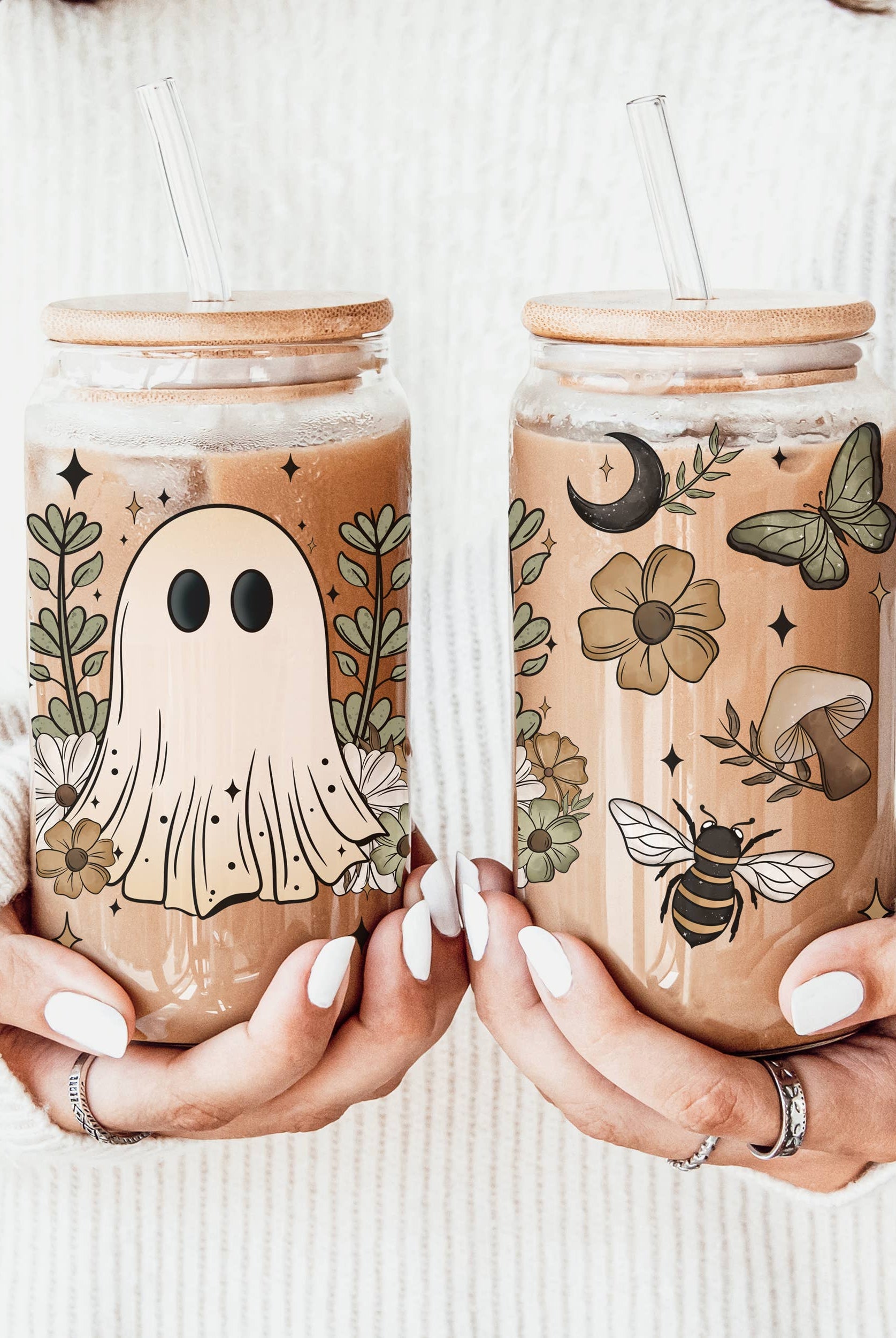 Cutest Halloween Fall Glass Cup | 20oz-Accessories-Krush Kandy, Women's Online Fashion Boutique Located in Phoenix, Arizona (Scottsdale Area)