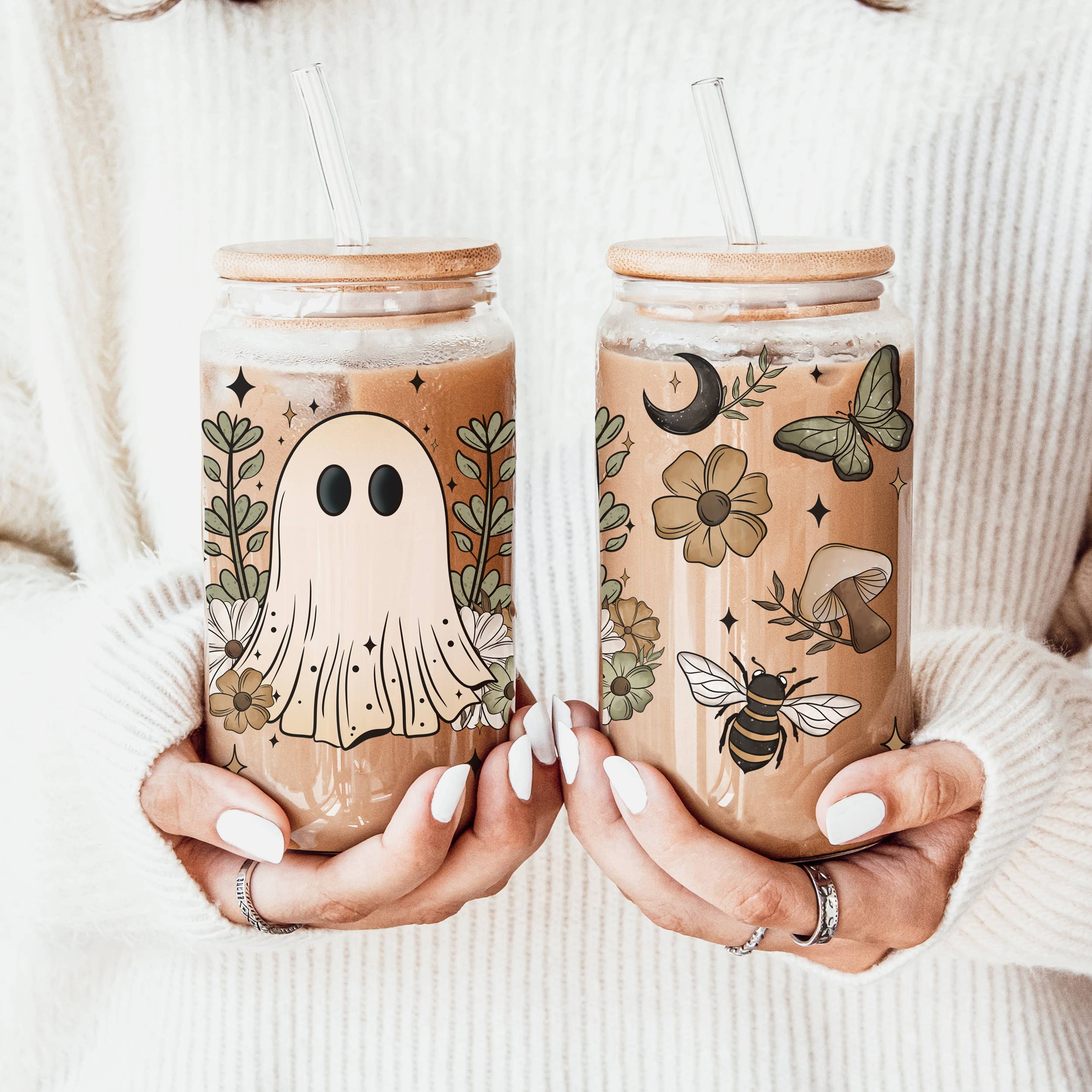 Cutest Halloween Fall Glass Cup | 20oz-Accessories-Krush Kandy, Women's Online Fashion Boutique Located in Phoenix, Arizona (Scottsdale Area)