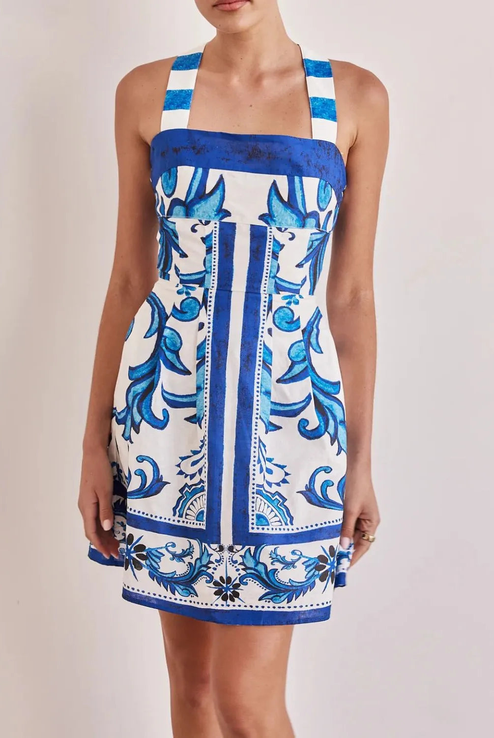 Printed Square Neck Midi Dress-Dresses-Krush Kandy, Women's Online Fashion Boutique Located in Phoenix, Arizona (Scottsdale Area)