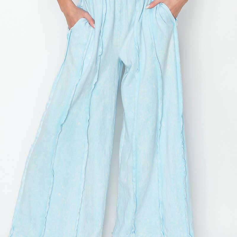 Vintage Edge Mineral Wash Pants-Pants-Krush Kandy, Women's Online Fashion Boutique Located in Phoenix, Arizona (Scottsdale Area)