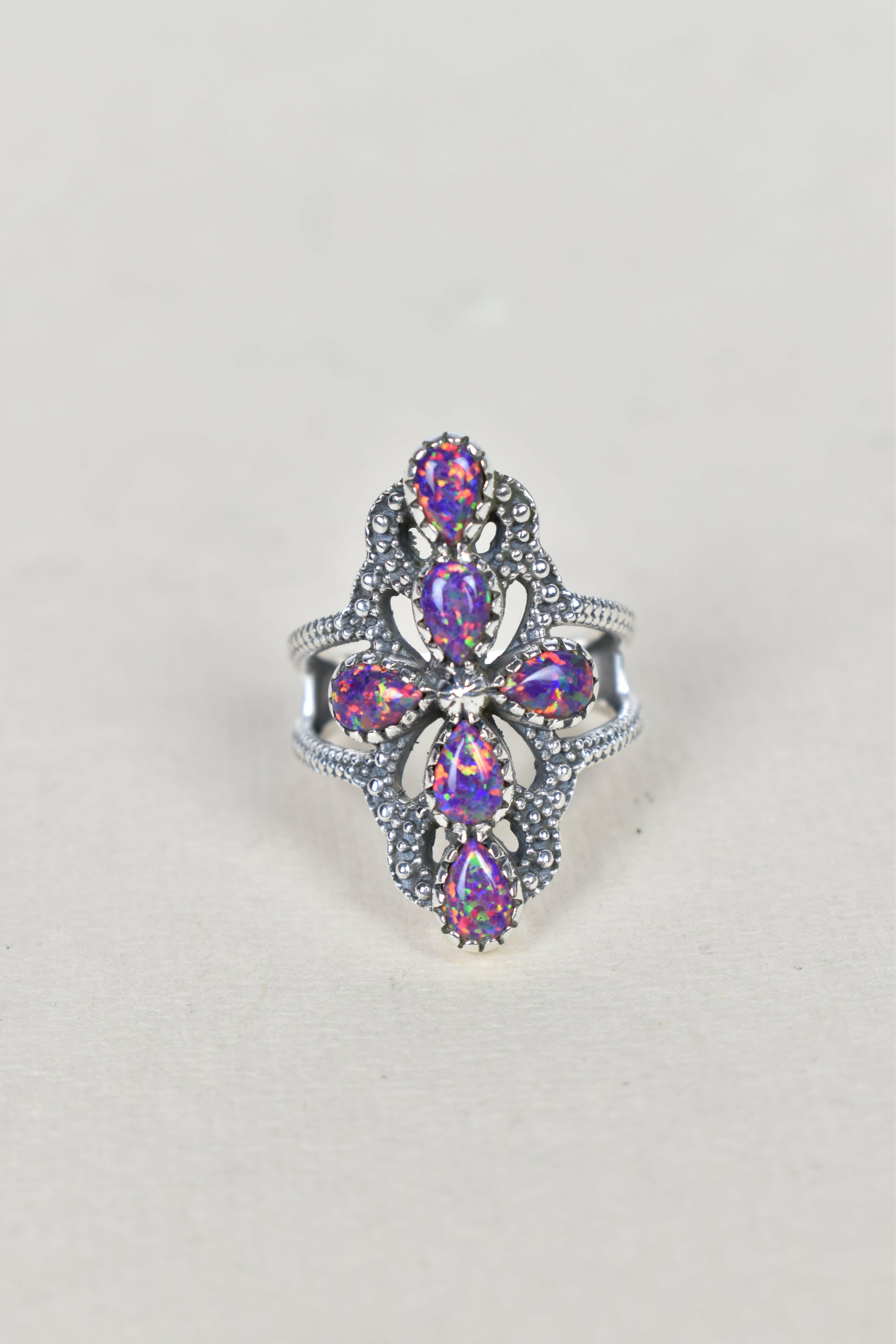 Victoria Sterling Silver Stone Crawler Ring-Crawler Rings-Krush Kandy, Women's Online Fashion Boutique Located in Phoenix, Arizona (Scottsdale Area)