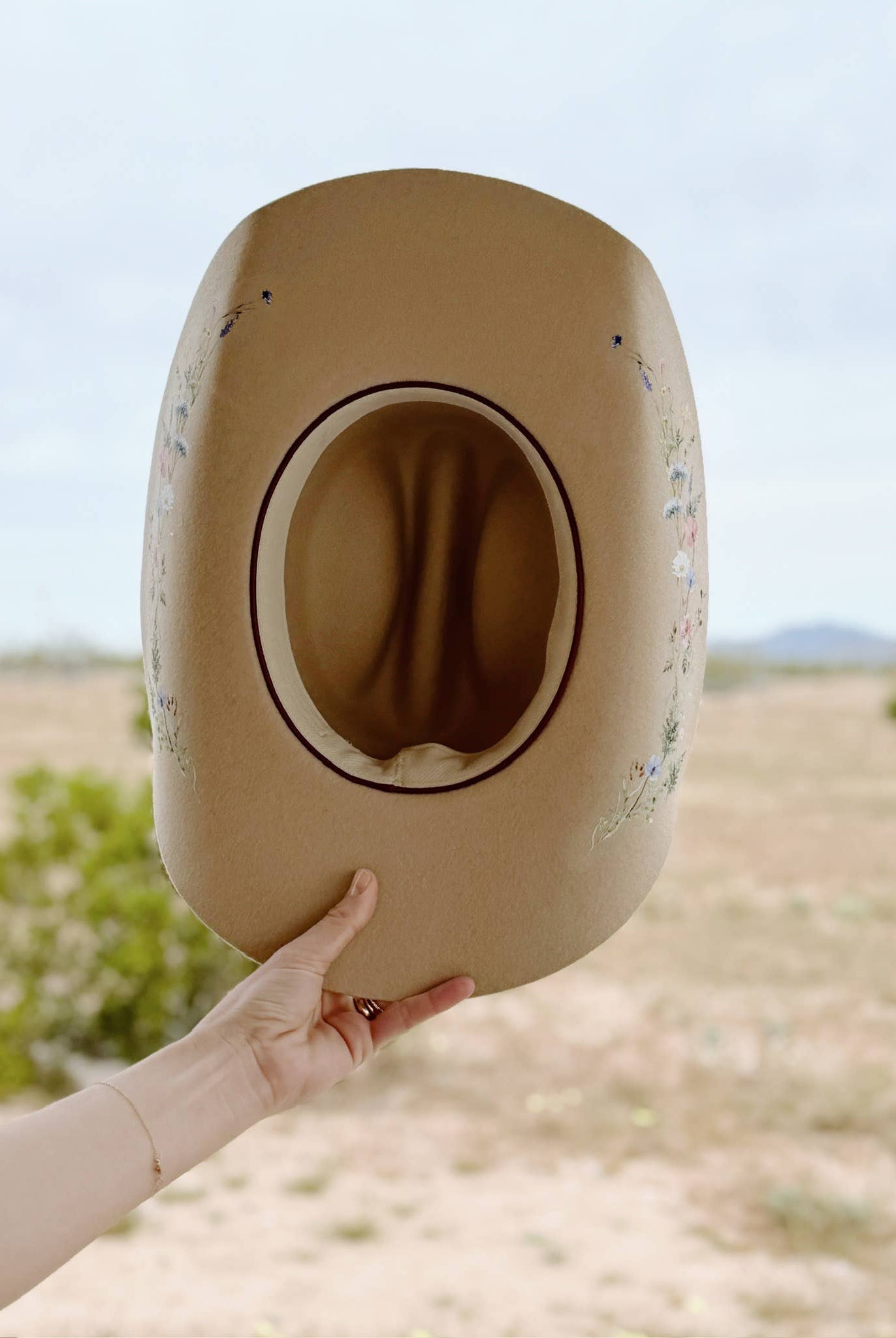The Katie Lou Cowboy Hat - Made to Order-Hats-Krush Kandy, Women's Online Fashion Boutique Located in Phoenix, Arizona (Scottsdale Area)