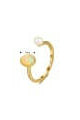 Opal & Pearl Geometric Minimalist Band Ring-Rings-Krush Kandy, Women's Online Fashion Boutique Located in Phoenix, Arizona (Scottsdale Area)