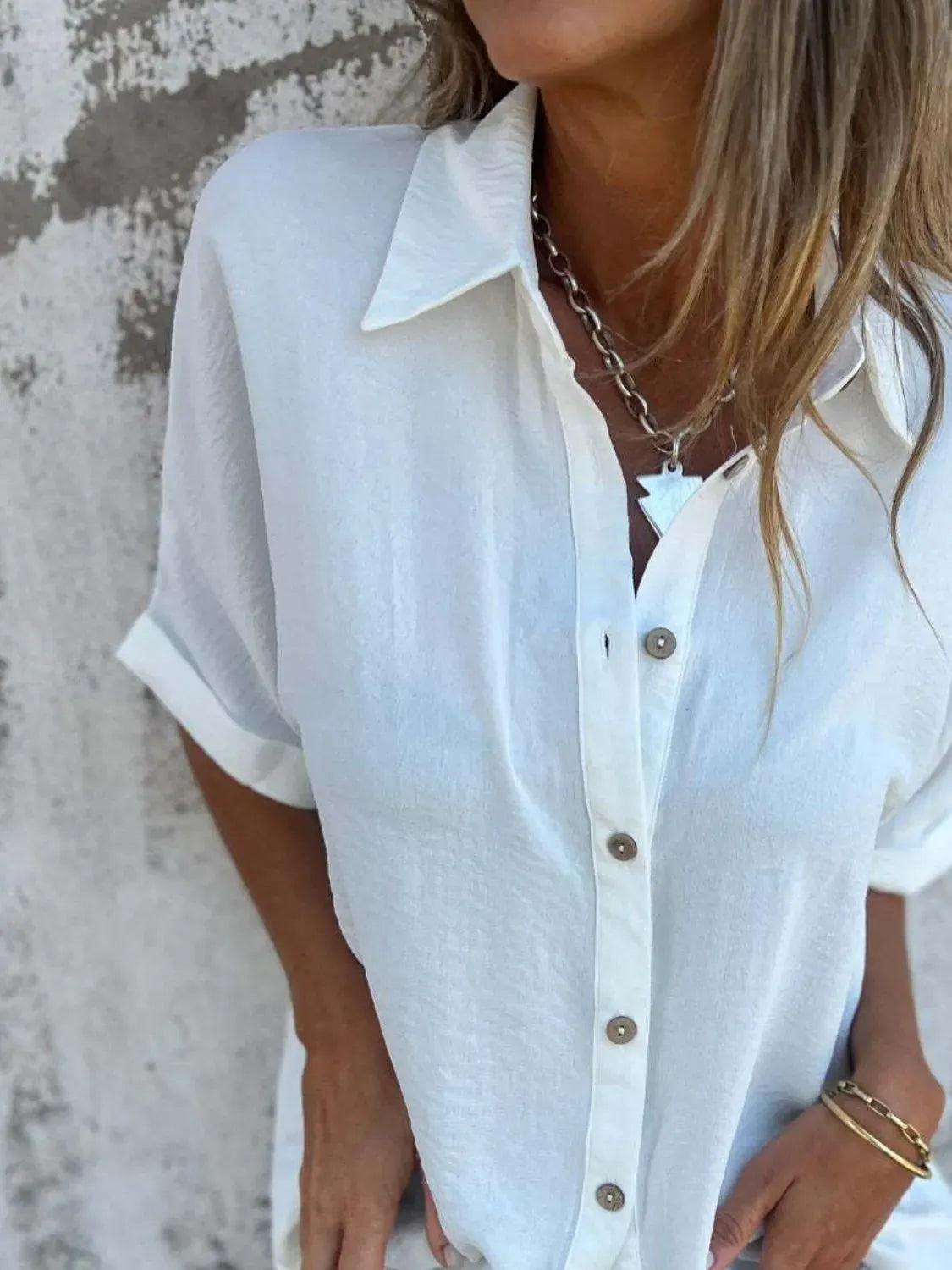The Everyday Pop Button-Down Shirt-Krush Kandy, Women's Online Fashion Boutique Located in Phoenix, Arizona (Scottsdale Area)