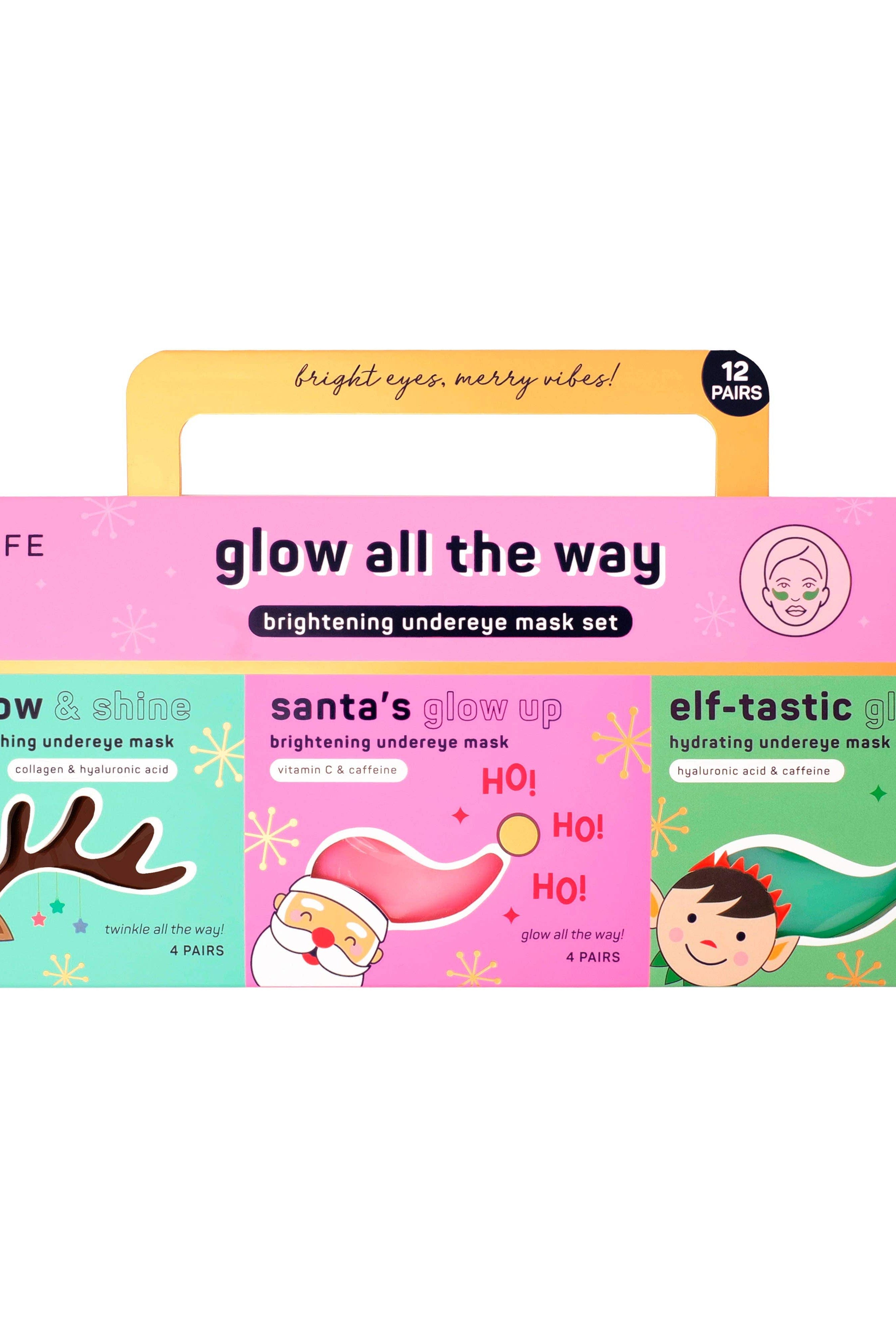 Christmas Holiday Glow All the Way Brightening Undereye Mask Set – Value Pack-Accessories-Krush Kandy, Women's Online Fashion Boutique Located in Phoenix, Arizona (Scottsdale Area)