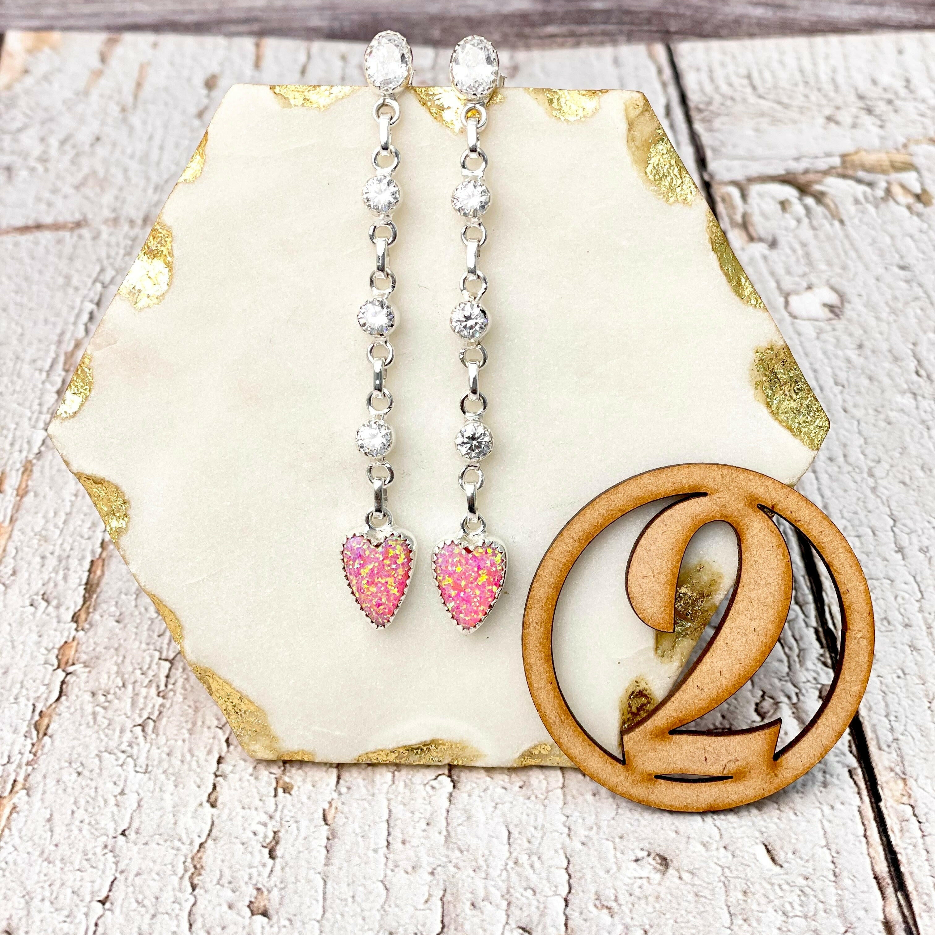 All For You Heart Earrings-Earrings-Krush Kandy, Women's Online Fashion Boutique Located in Phoenix, Arizona (Scottsdale Area)