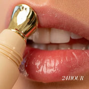 Ceramide Hydra Balm application on lips, 24-hour lifestyle