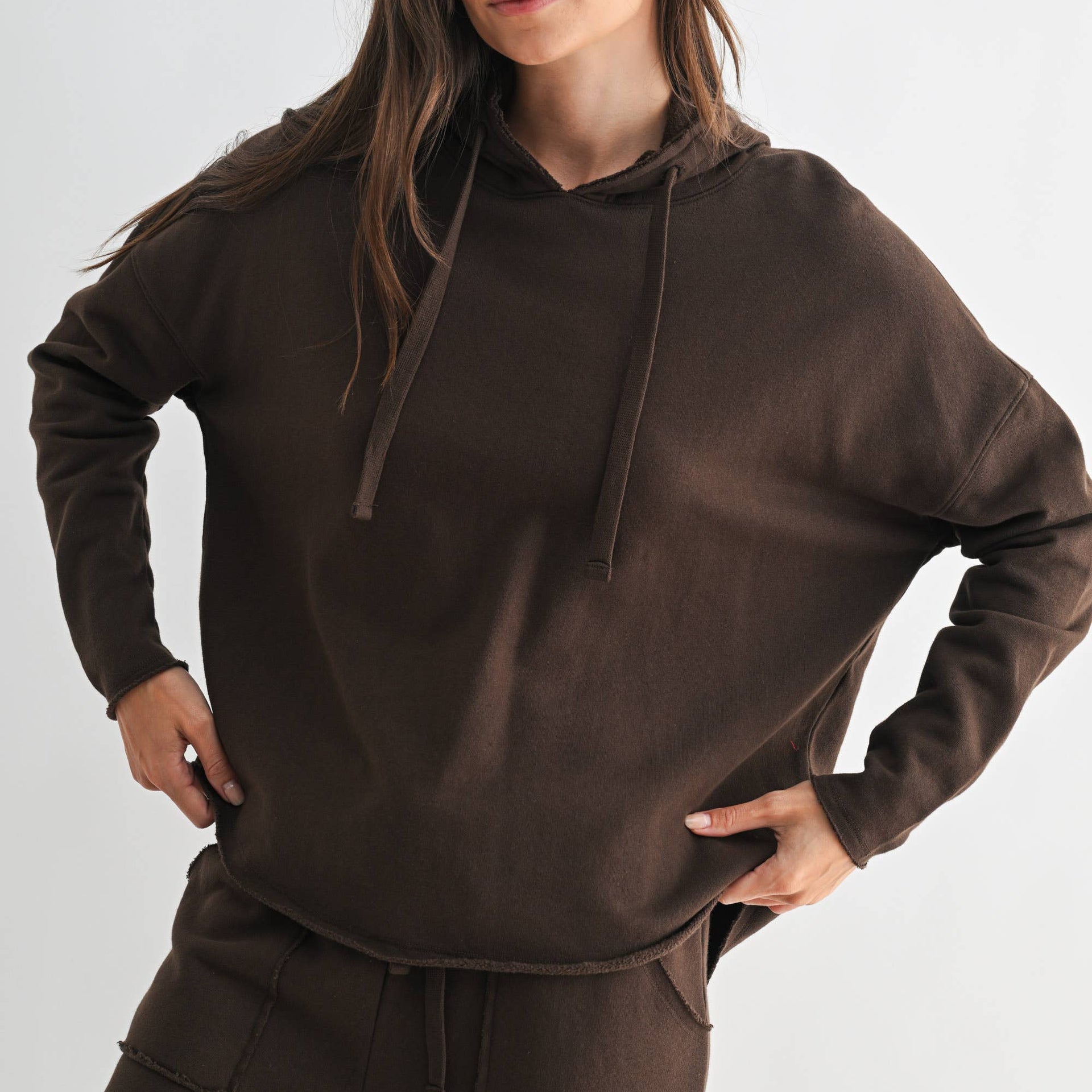 Loose Fit Hoodie Sweater-Hoodies-Krush Kandy, Women's Online Fashion Boutique Located in Phoenix, Arizona (Scottsdale Area)