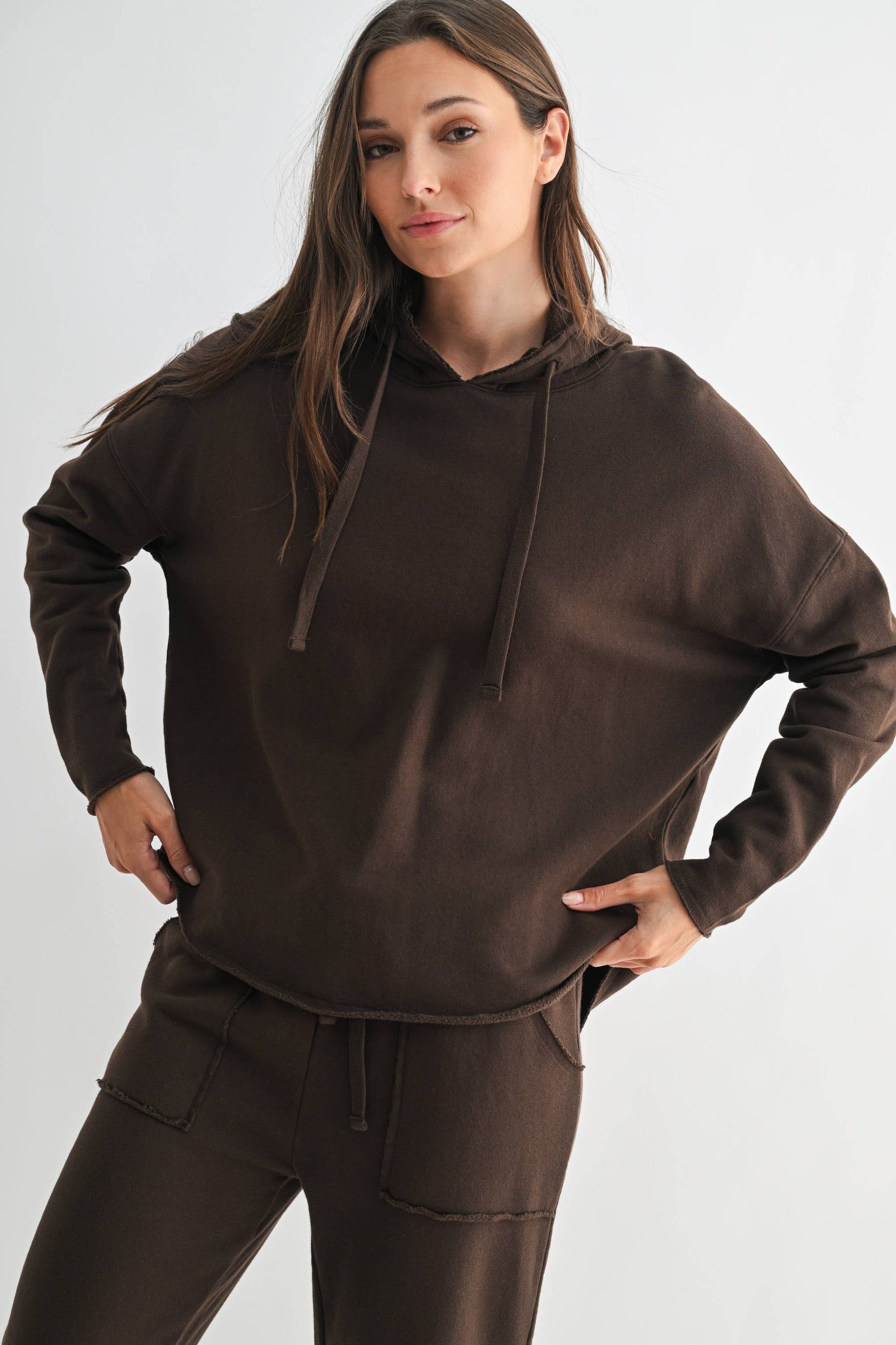 Loose Fit Hoodie Sweater-Hoodies-Krush Kandy, Women's Online Fashion Boutique Located in Phoenix, Arizona (Scottsdale Area)