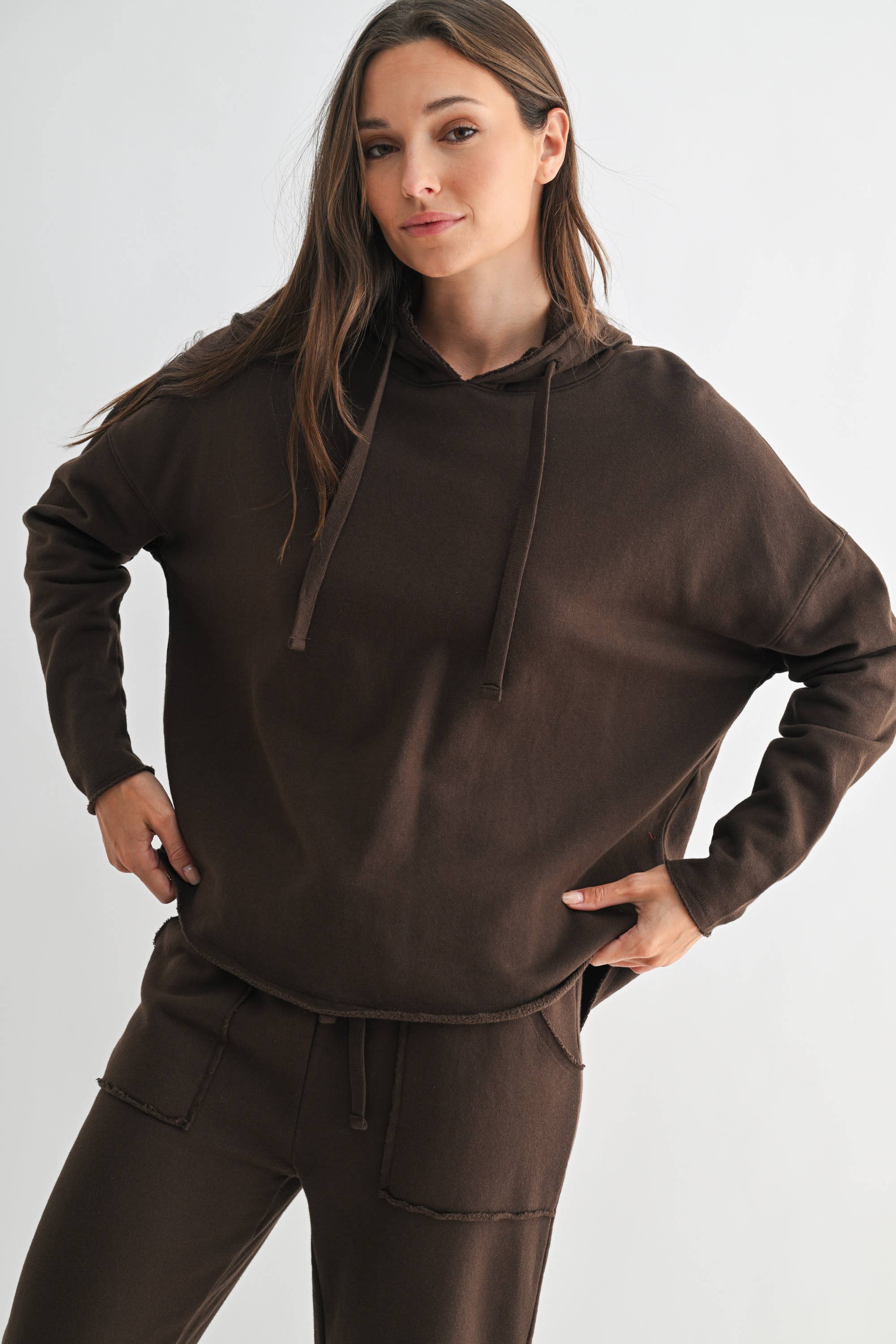 Loose Fit Hoodie Sweater-Hoodies-Krush Kandy, Women's Online Fashion Boutique Located in Phoenix, Arizona (Scottsdale Area)