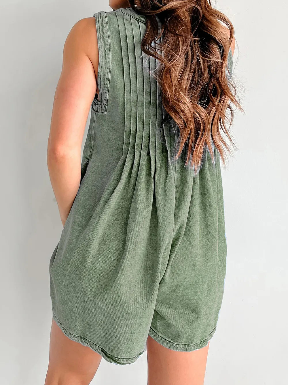 Tied Romper with Pockets-Jumpsuits & Rompers-Krush Kandy, Women's Online Fashion Boutique Located in Phoenix, Arizona (Scottsdale Area)