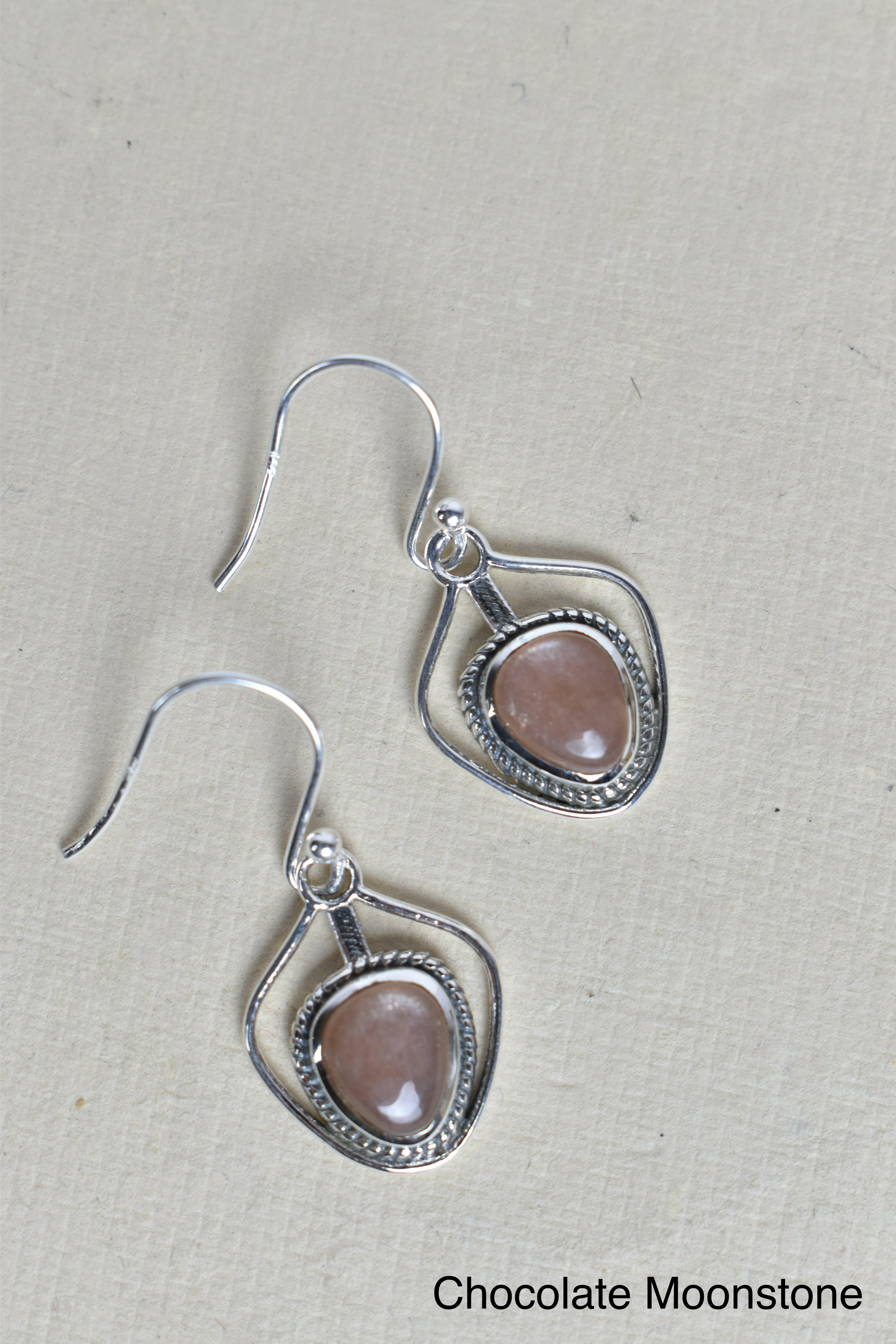 Swirl of Life Sterling Silver Earrings-Drop Earrings-Krush Kandy, Women's Online Fashion Boutique Located in Phoenix, Arizona (Scottsdale Area)