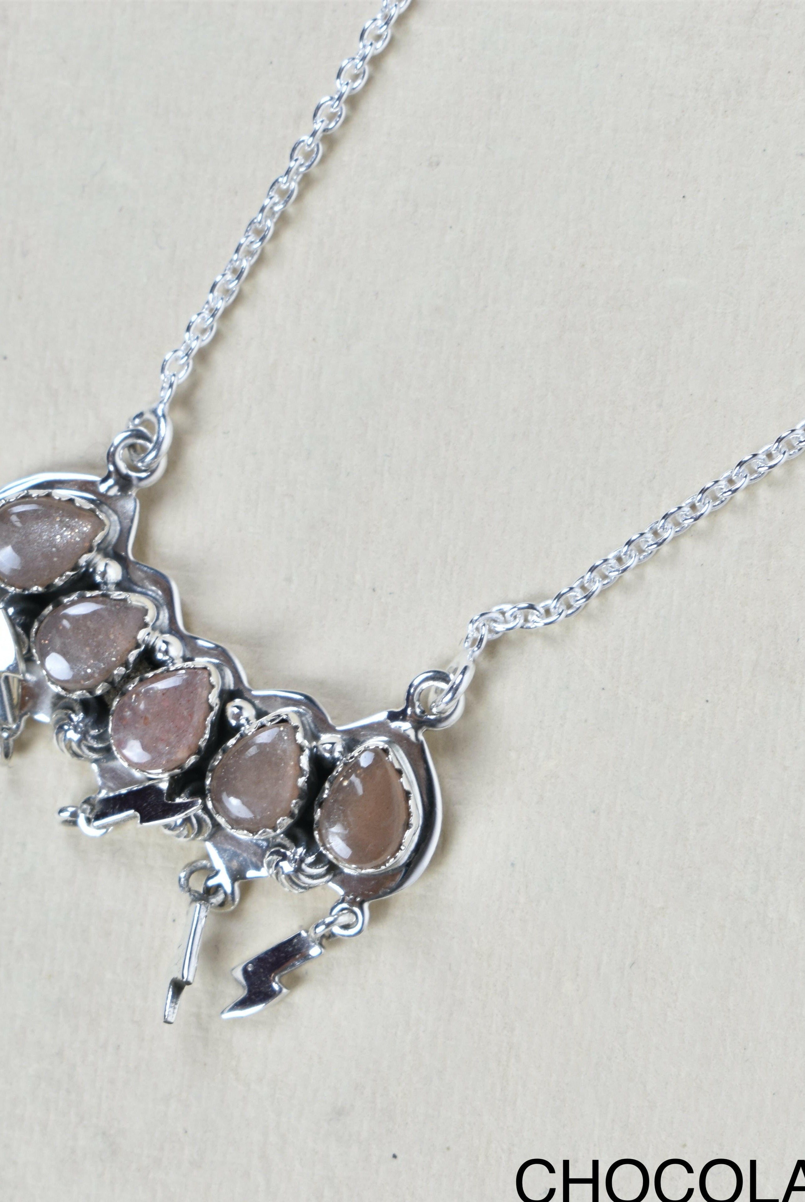 Electra Sterling Silver Necklace-Bar Necklaces-Krush Kandy, Women's Online Fashion Boutique Located in Phoenix, Arizona (Scottsdale Area)