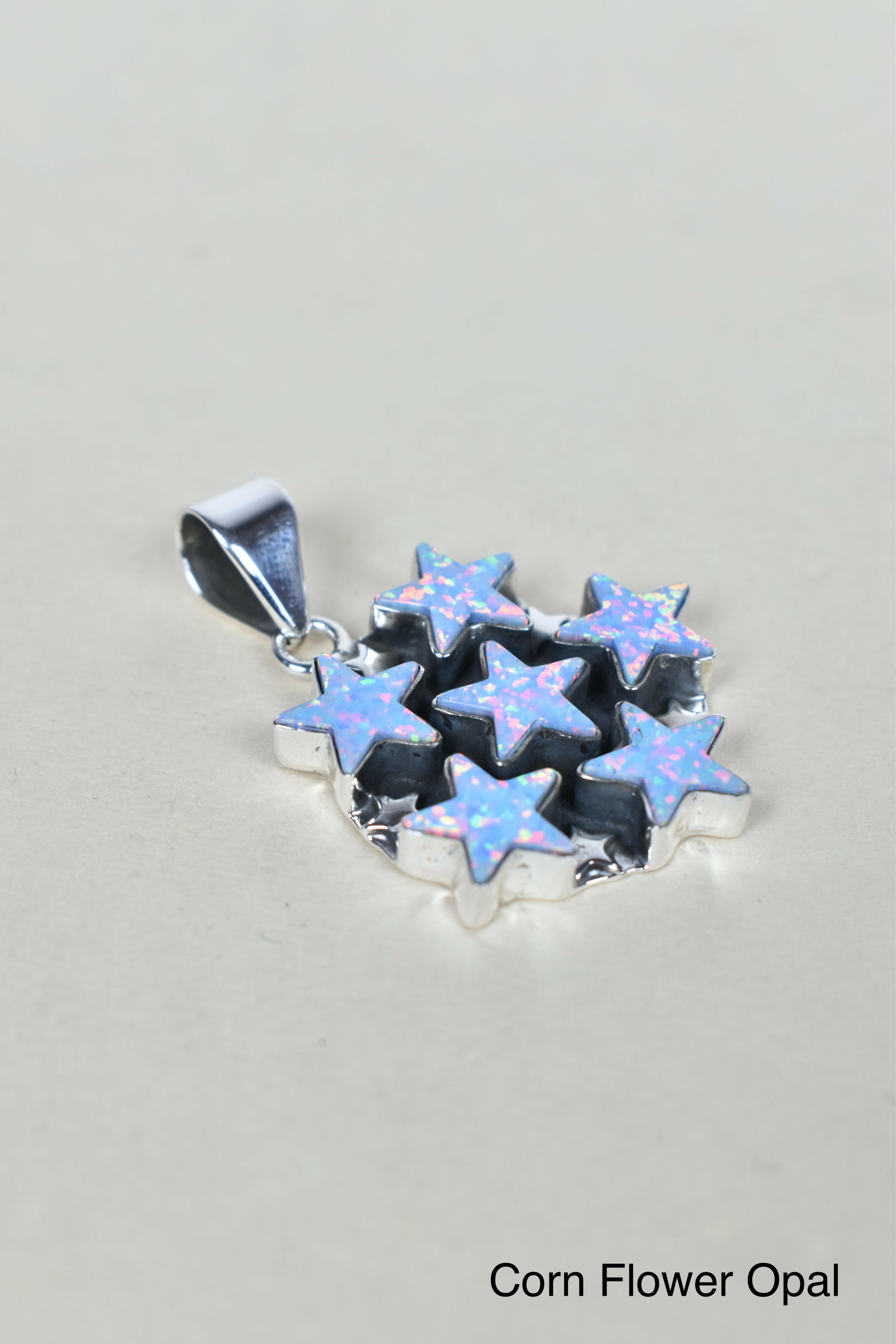 5 Star General Sterling Silver Pendant-Pendant Necklaces-Krush Kandy, Women's Online Fashion Boutique Located in Phoenix, Arizona (Scottsdale Area)