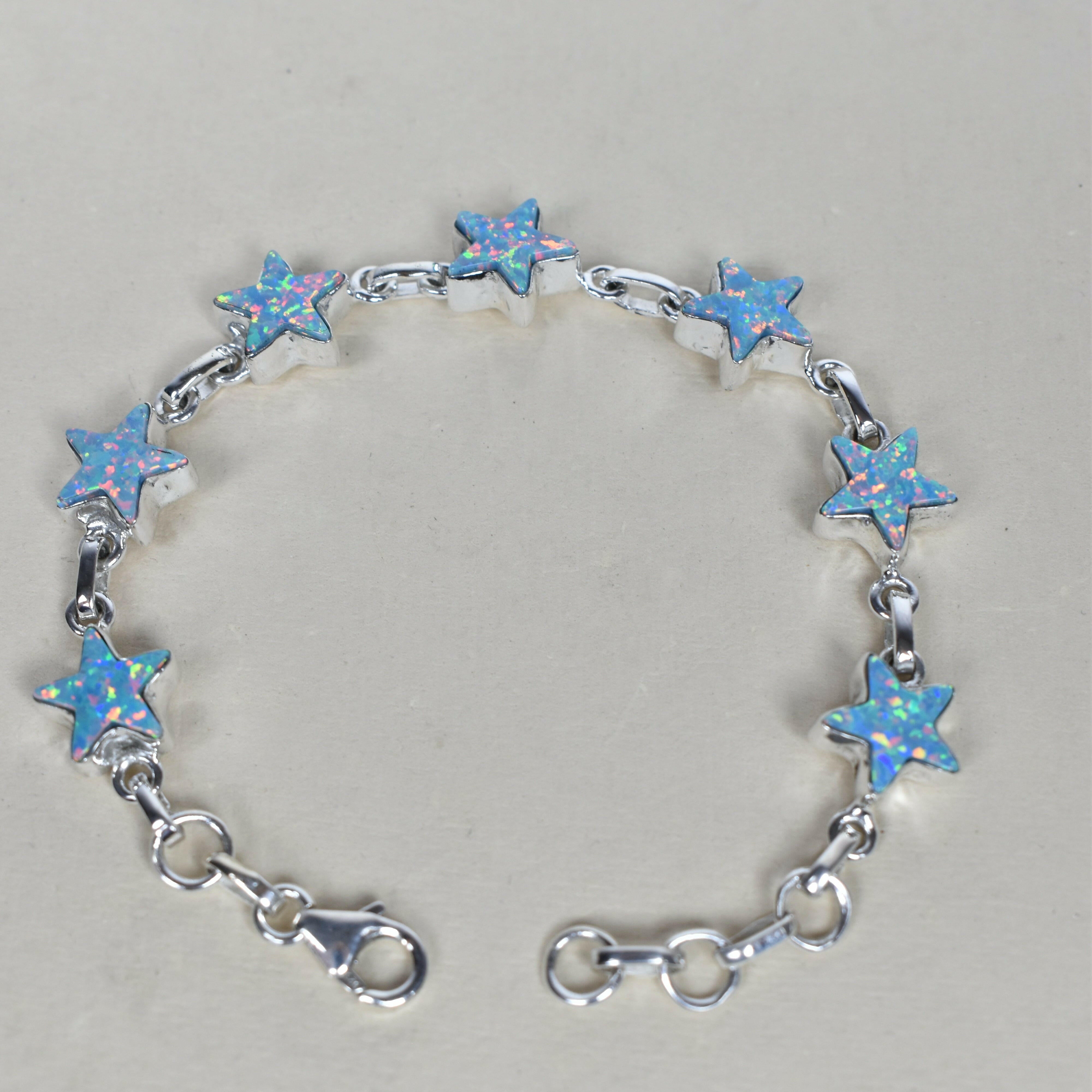 7 Star General Sterling Silver Bracelet-Gemstone Bracelets-Krush Kandy, Women's Online Fashion Boutique Located in Phoenix, Arizona (Scottsdale Area)