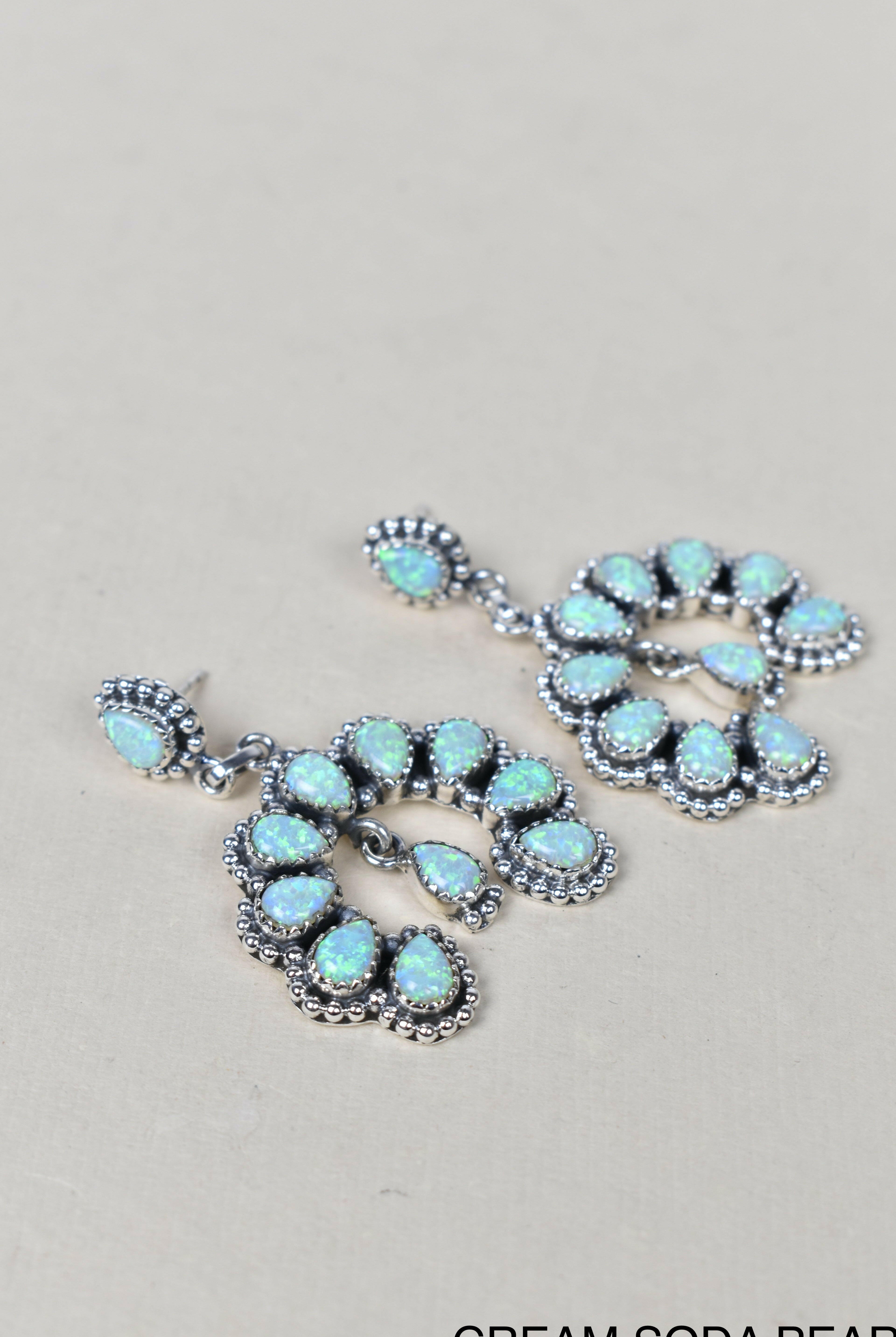 Double Luck Sterling Silver Earrings-Drop Earrings-Krush Kandy, Women's Online Fashion Boutique Located in Phoenix, Arizona (Scottsdale Area)
