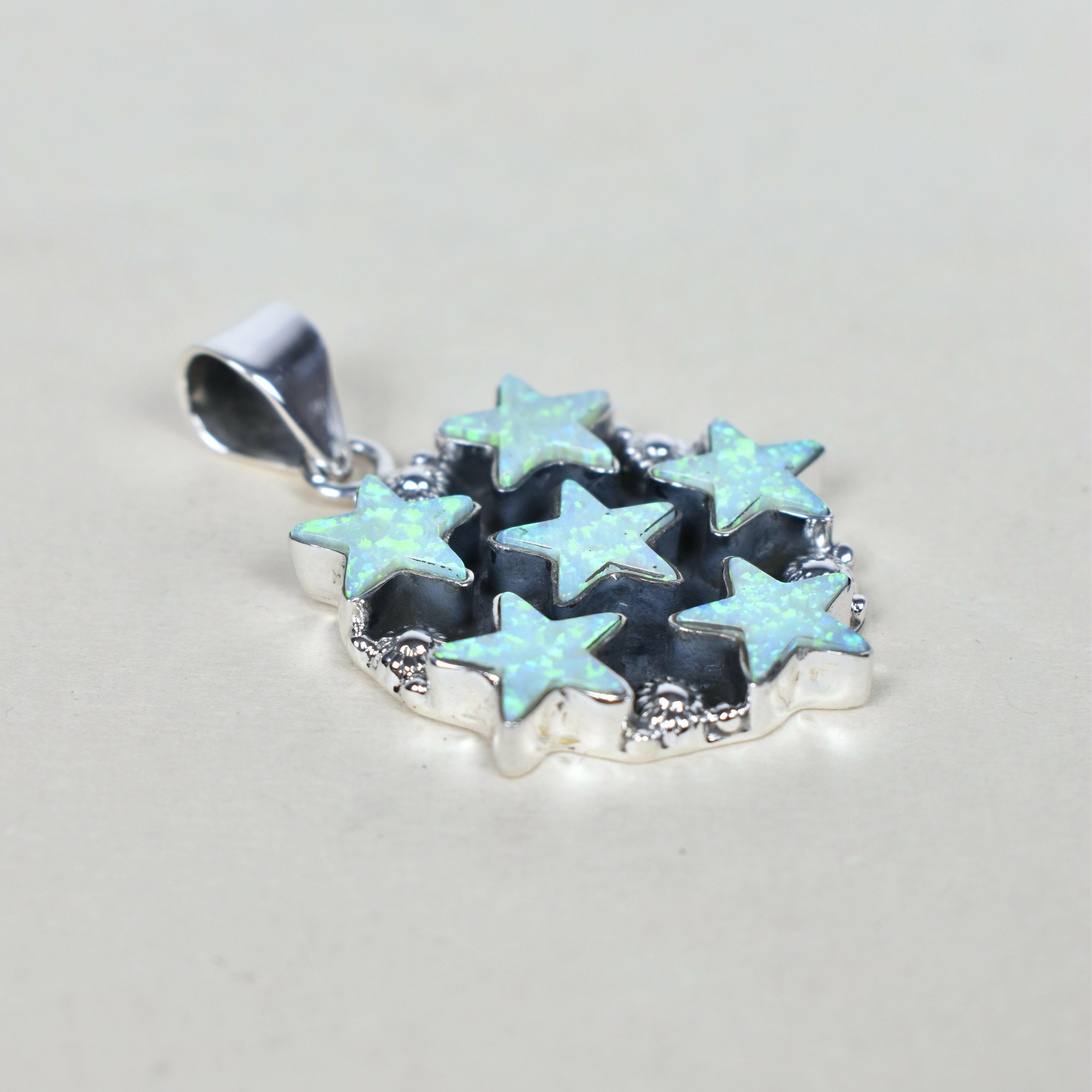 5 Star General Sterling Silver Pendant-Pendant Necklaces-Krush Kandy, Women's Online Fashion Boutique Located in Phoenix, Arizona (Scottsdale Area)