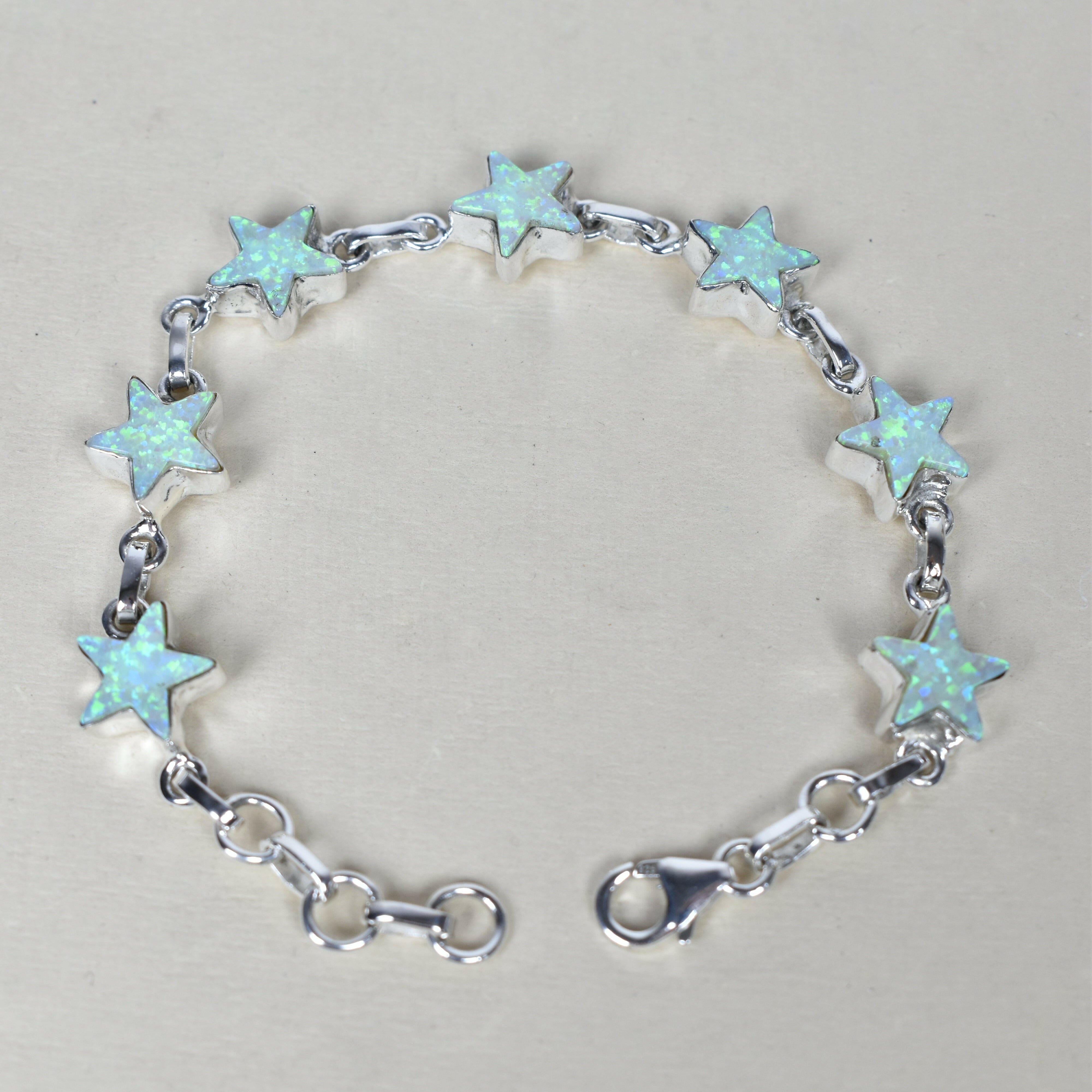 7 Star General Sterling Silver Bracelet-Gemstone Bracelets-Krush Kandy, Women's Online Fashion Boutique Located in Phoenix, Arizona (Scottsdale Area)