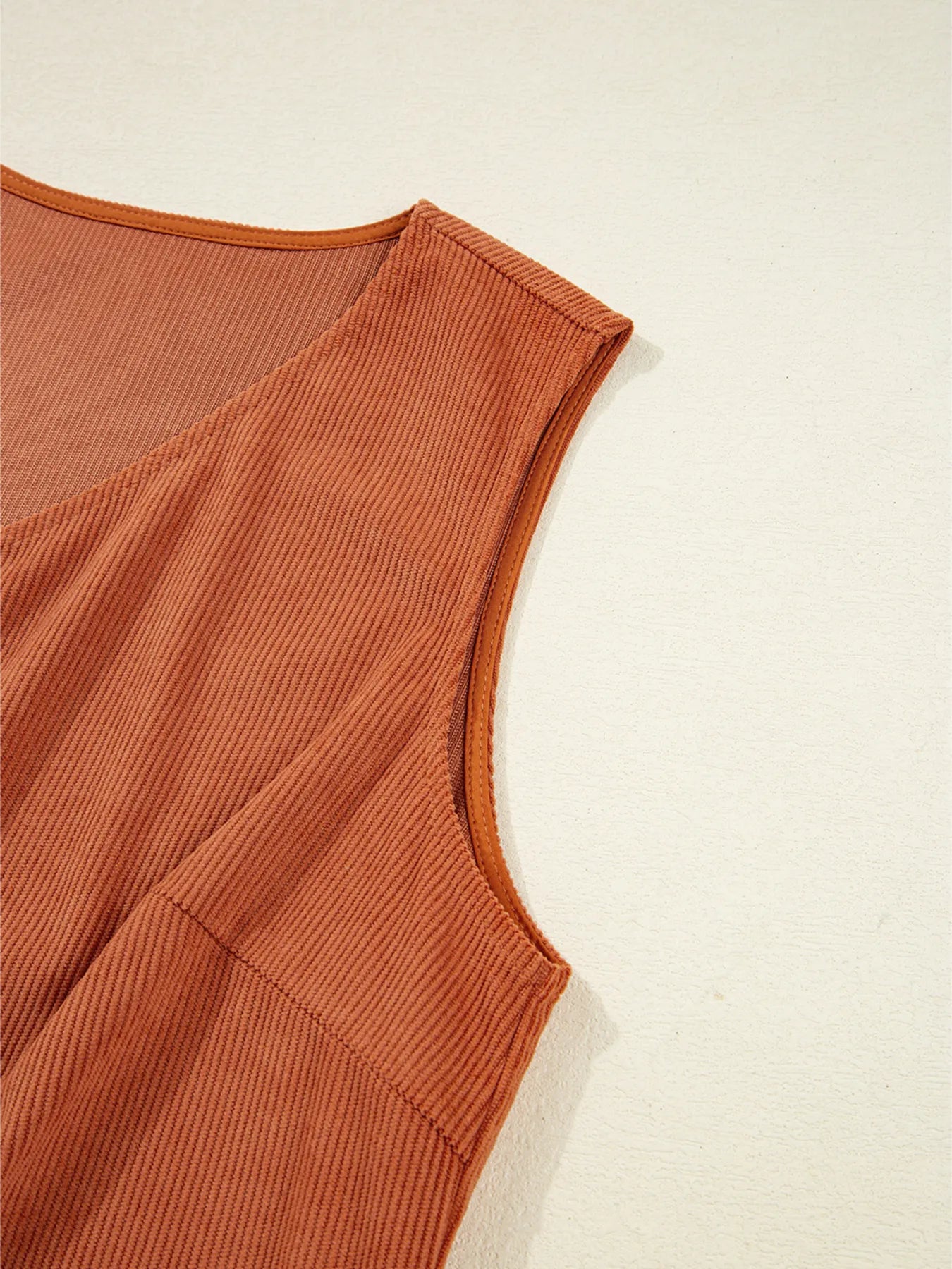 Corduroy Western Embroidered Patched Pocket Shift Sleeveless Mini Dress-dresses-Krush Kandy, Women's Online Fashion Boutique Located in Phoenix, Arizona (Scottsdale Area)