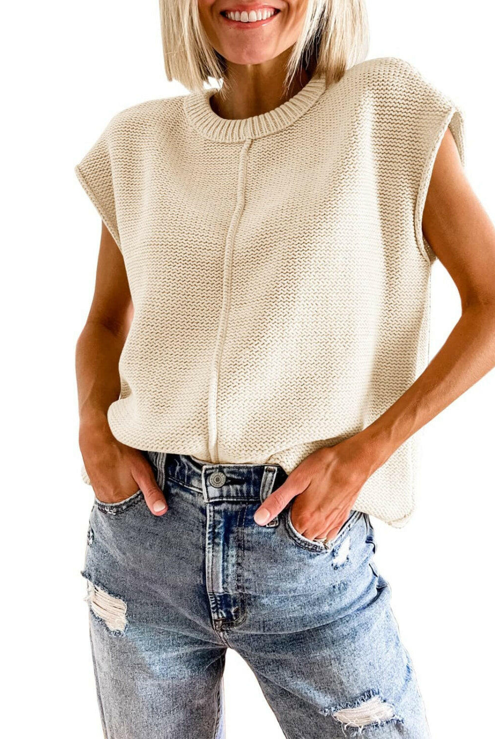 Everyday Essential Sleeveless Knit Top-Krush Kandy, Women's Online Fashion Boutique Located in Phoenix, Arizona (Scottsdale Area)