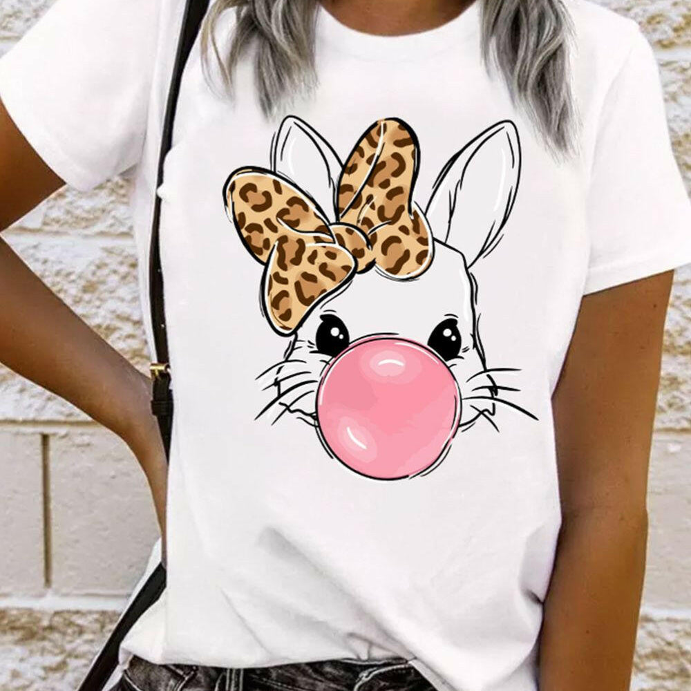 Bubblegum Bunny Graphic Tee-Graphic Tees-Krush Kandy, Women's Online Fashion Boutique Located in Phoenix, Arizona (Scottsdale Area)
