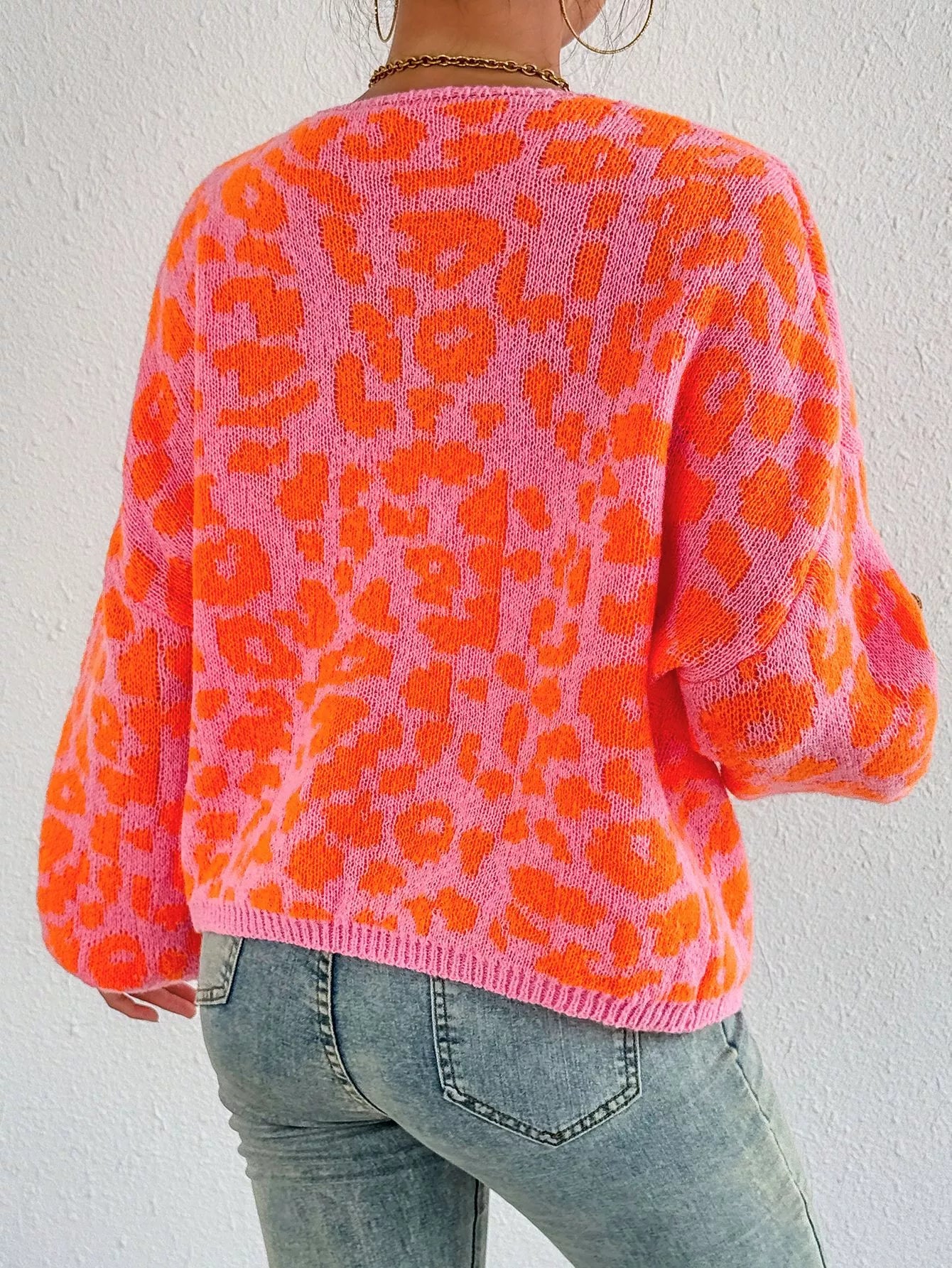 Leopard Tie Front Cardigan-Sweater-Krush Kandy, Women's Online Fashion Boutique Located in Phoenix, Arizona (Scottsdale Area)