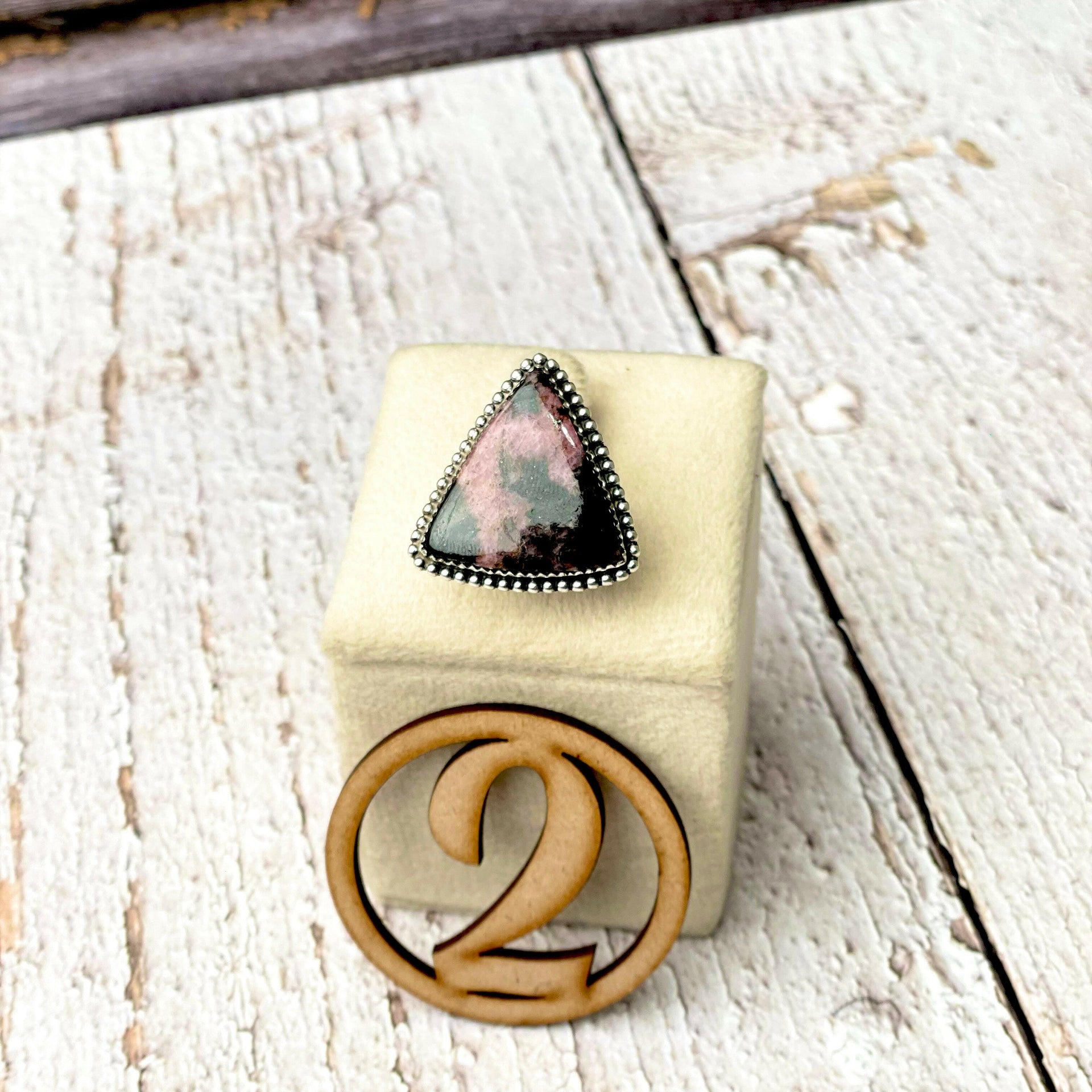 Rhodonite Slab Rings-Ring-Krush Kandy, Women's Online Fashion Boutique Located in Phoenix, Arizona (Scottsdale Area)
