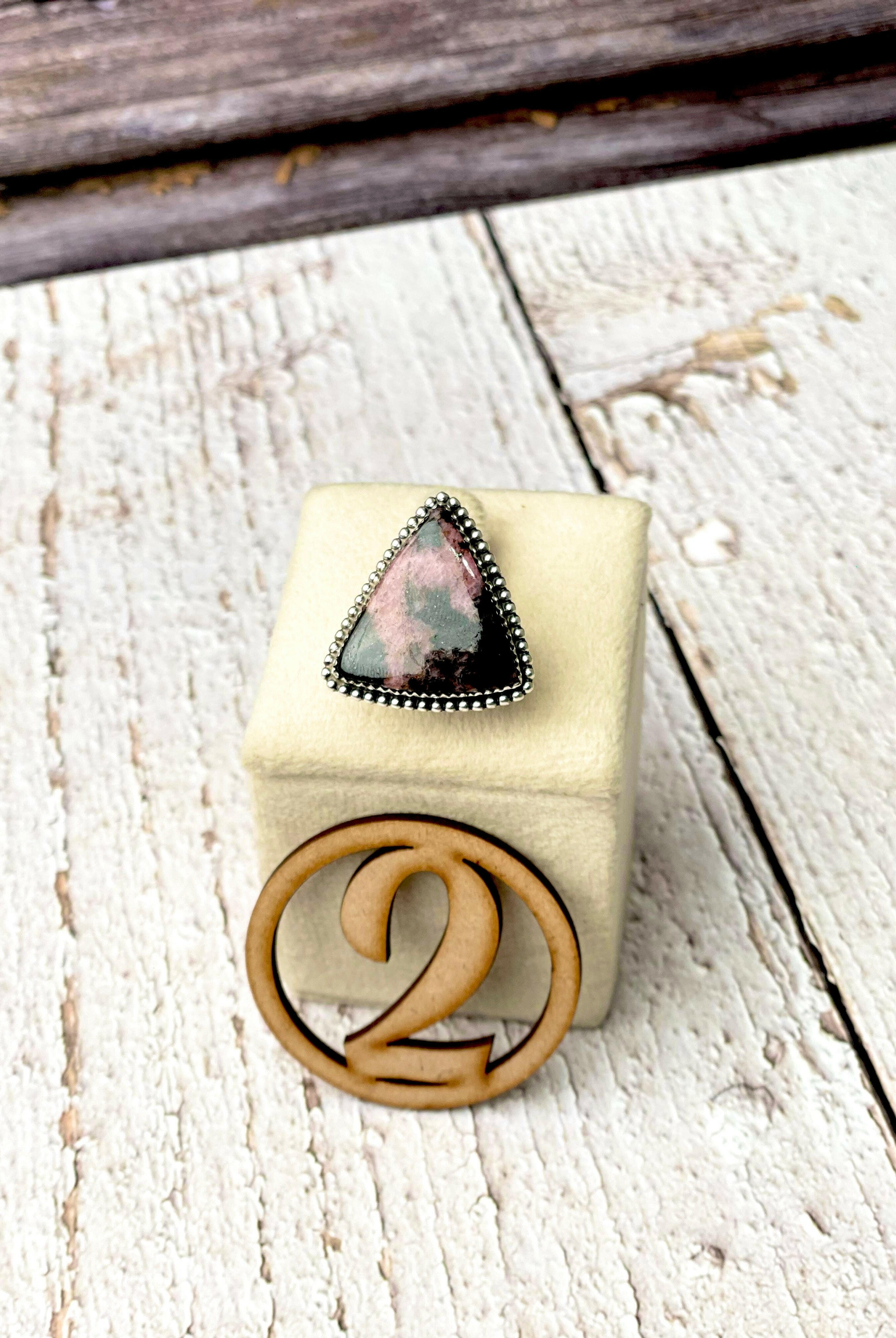 Rhodonite Slab Rings-Ring-Krush Kandy, Women's Online Fashion Boutique Located in Phoenix, Arizona (Scottsdale Area)