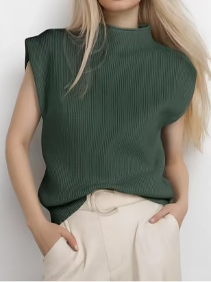 Lunet Sleeveless Sweater-Tops-Krush Kandy, Women's Online Fashion Boutique Located in Phoenix, Arizona (Scottsdale Area)