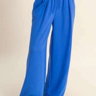 HYFVE Elasticized Waist Wide Leg Pants-PANTS-Krush Kandy, Women's Online Fashion Boutique Located in Phoenix, Arizona (Scottsdale Area)