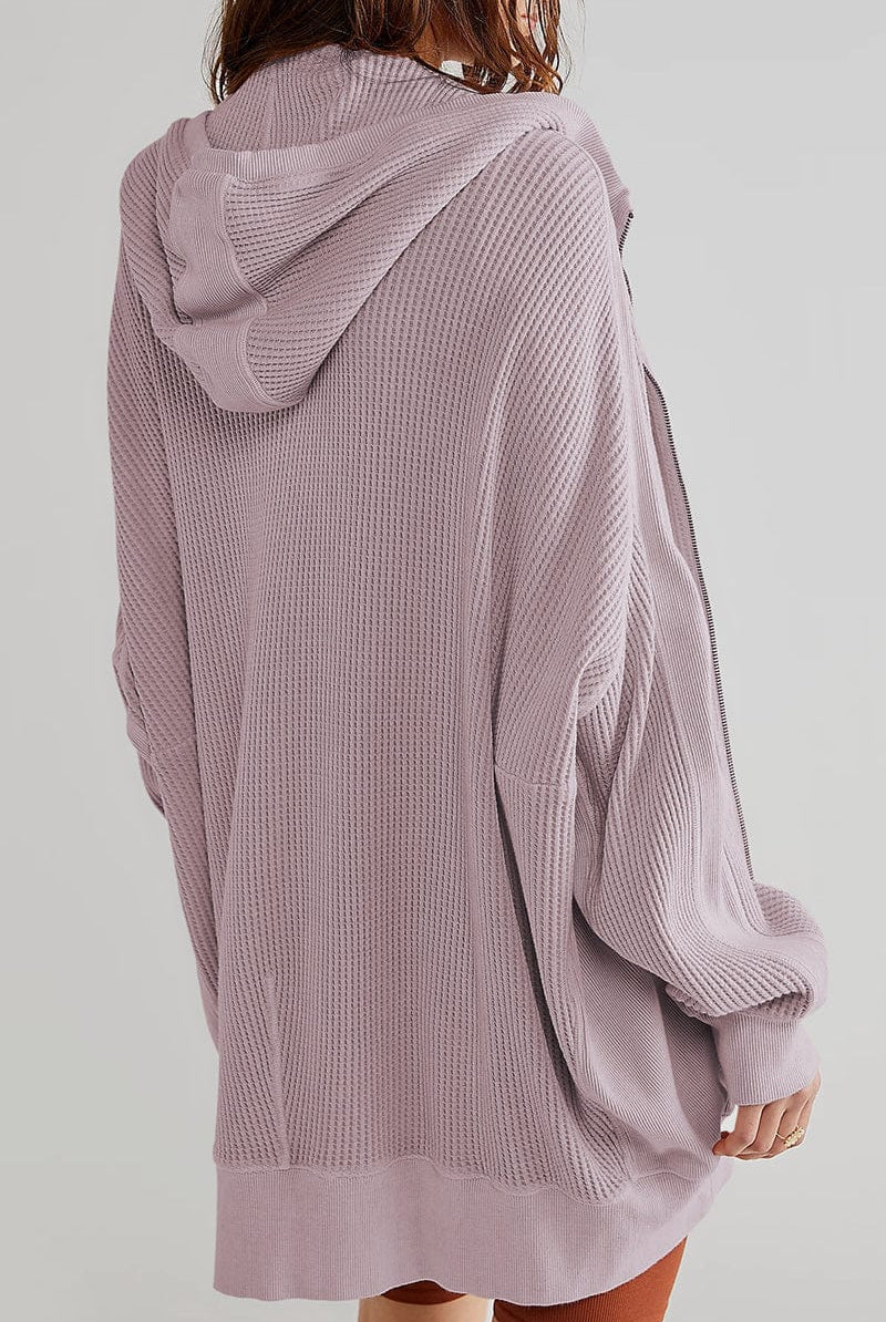 Zip-Up Long Sleeve Jacket-Jackets-Krush Kandy, Women's Online Fashion Boutique Located in Phoenix, Arizona (Scottsdale Area)