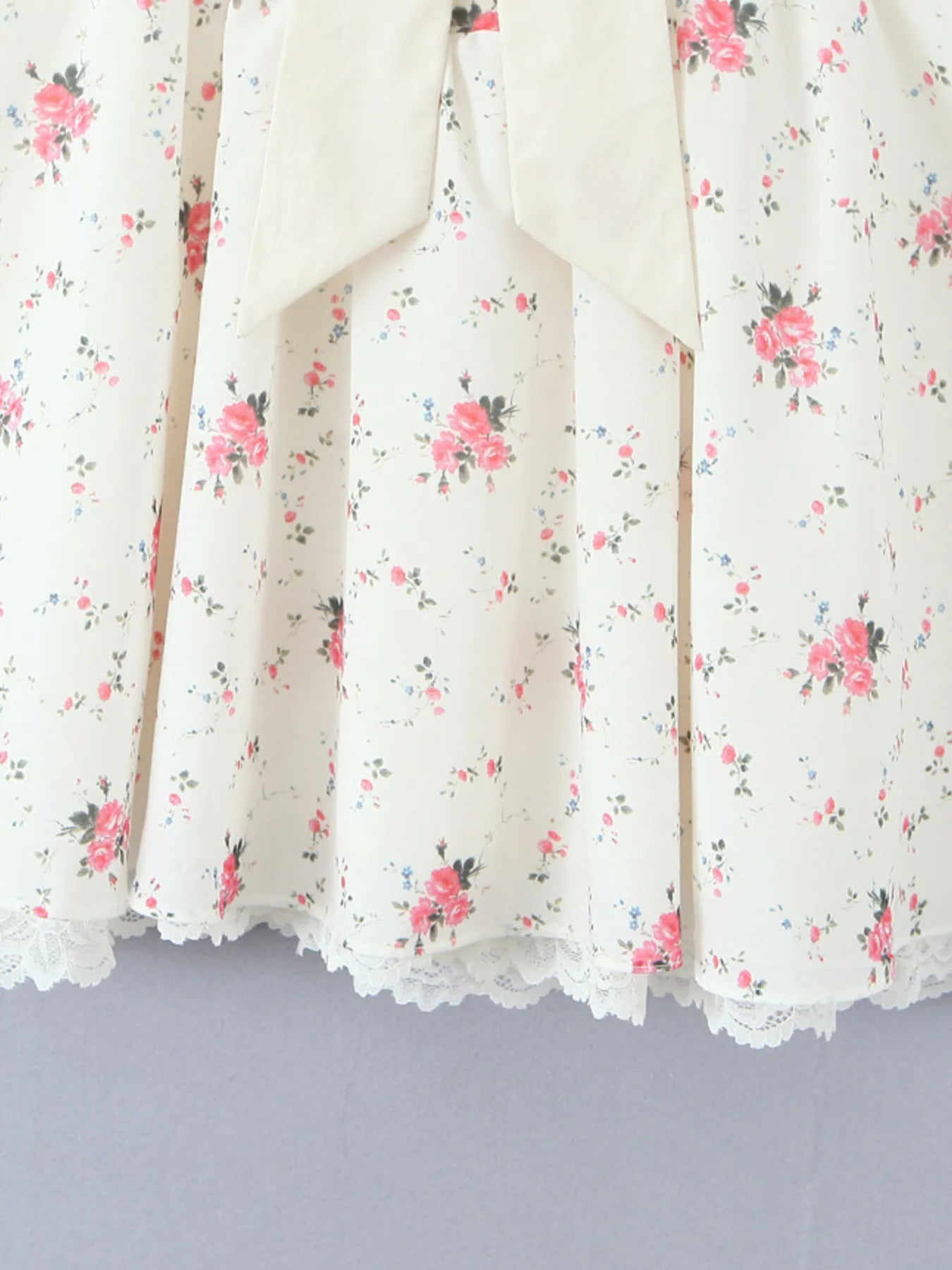 Off-Shoulder Floral Lace Trim Mini Dress-Dresses-Krush Kandy, Women's Online Fashion Boutique Located in Phoenix, Arizona (Scottsdale Area)