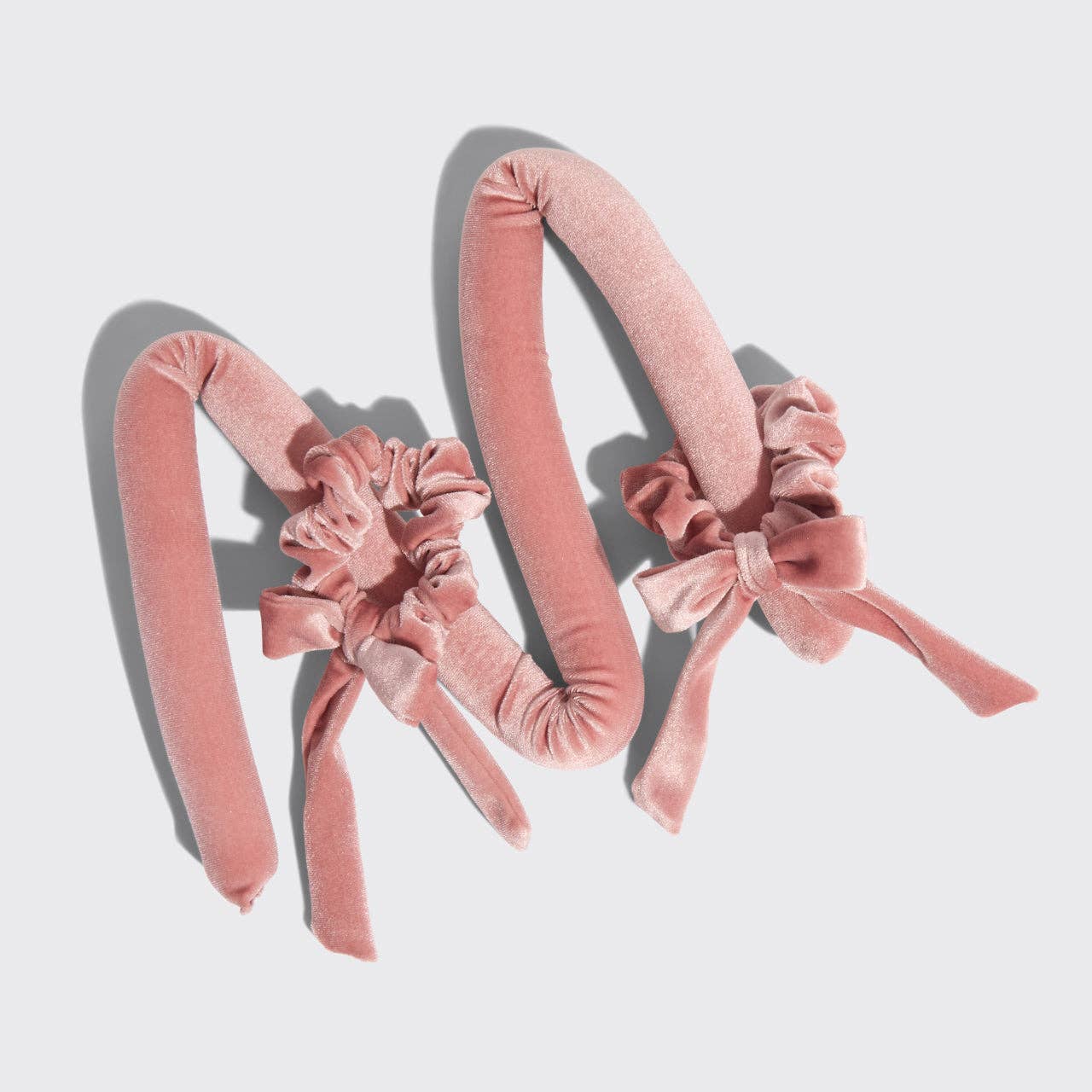 Terracotta Velvet Heatless Curling Set-Hair Accessories-Krush Kandy, Women's Online Fashion Boutique Located in Phoenix, Arizona (Scottsdale Area)