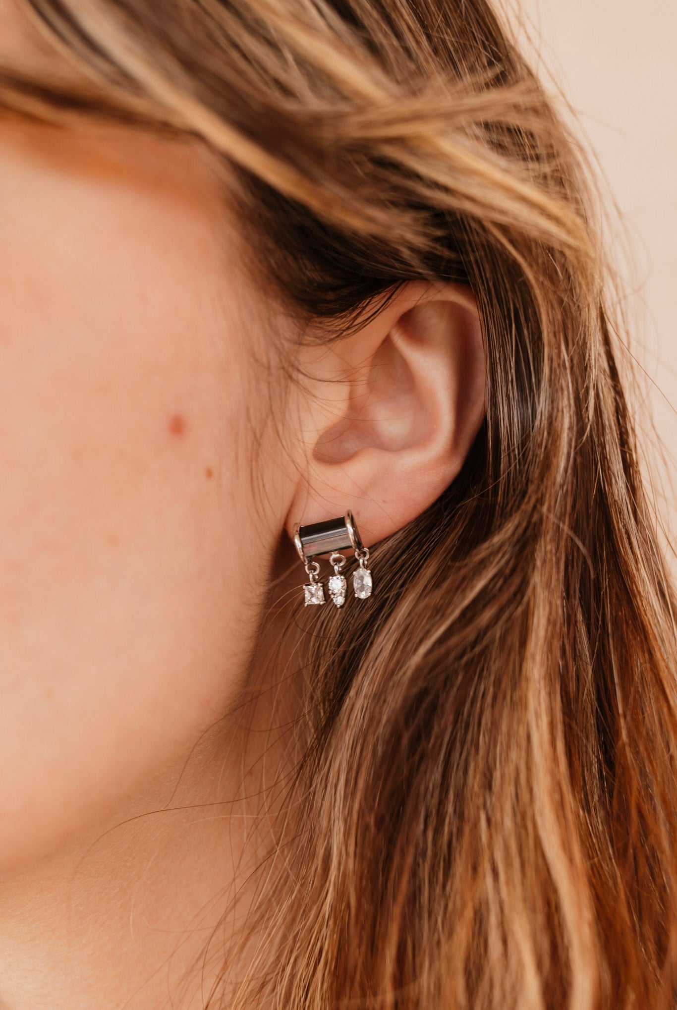 Simple Statement Stone & Crystal Stud Earrings-Stud Earrings-Krush Kandy, Women's Online Fashion Boutique Located in Phoenix, Arizona (Scottsdale Area)